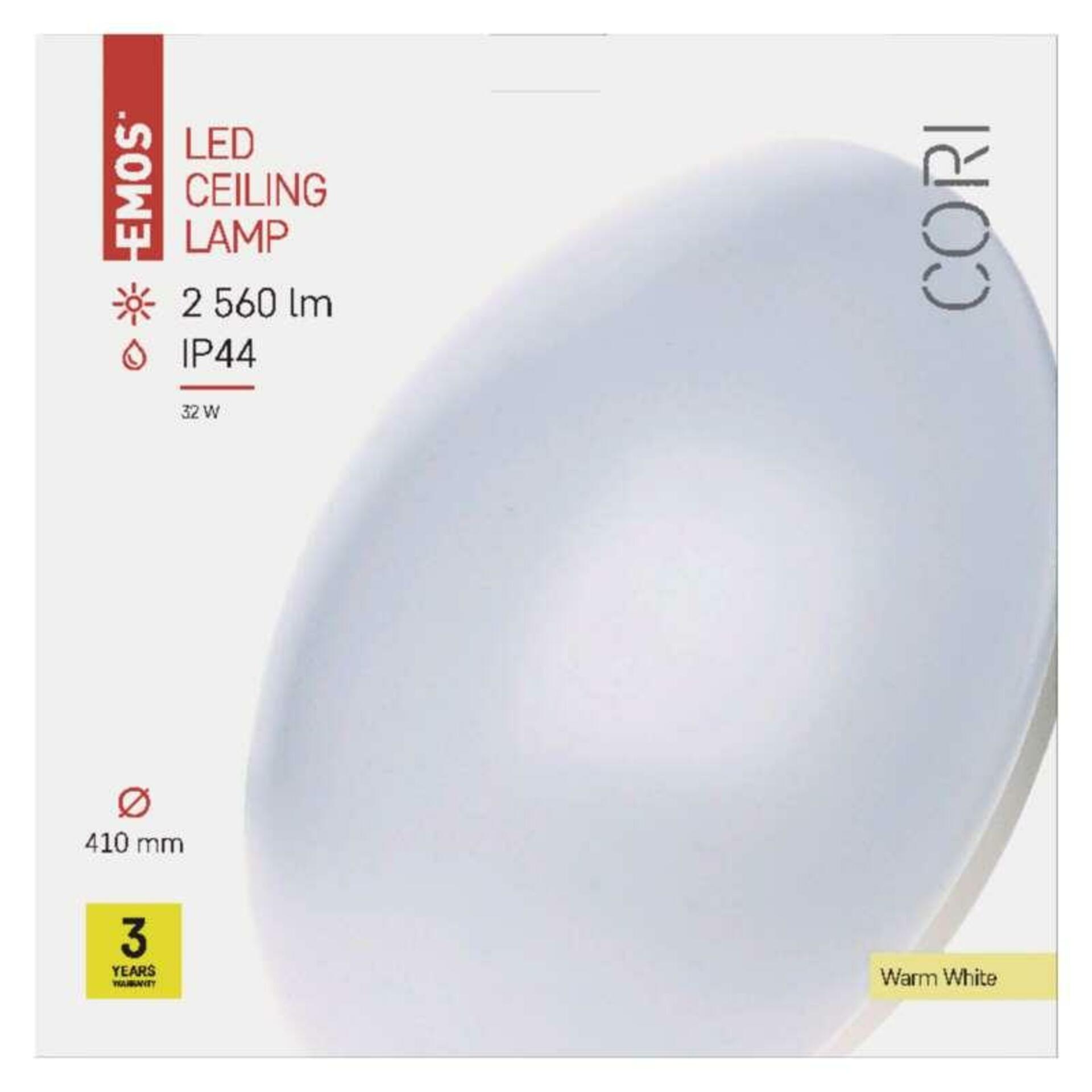 EMOS LED přisazené svítidlo Cori, kruh 32W teplá bílá 1539033040