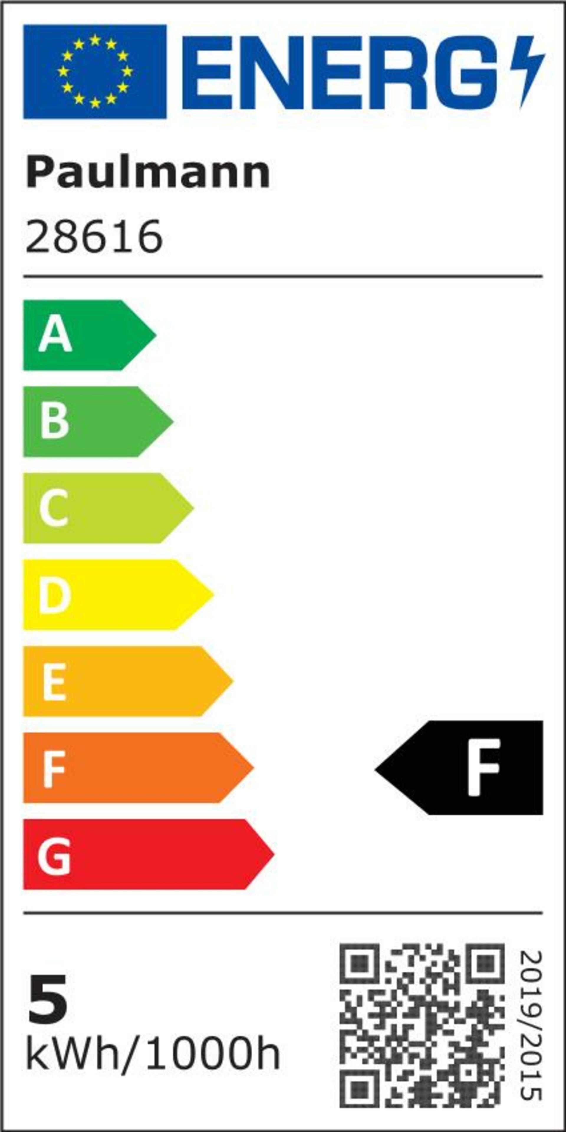 PAULMANN LED žárovka 5 W E27 čirá teplá bílá stmívatelné 286.16 P 28616