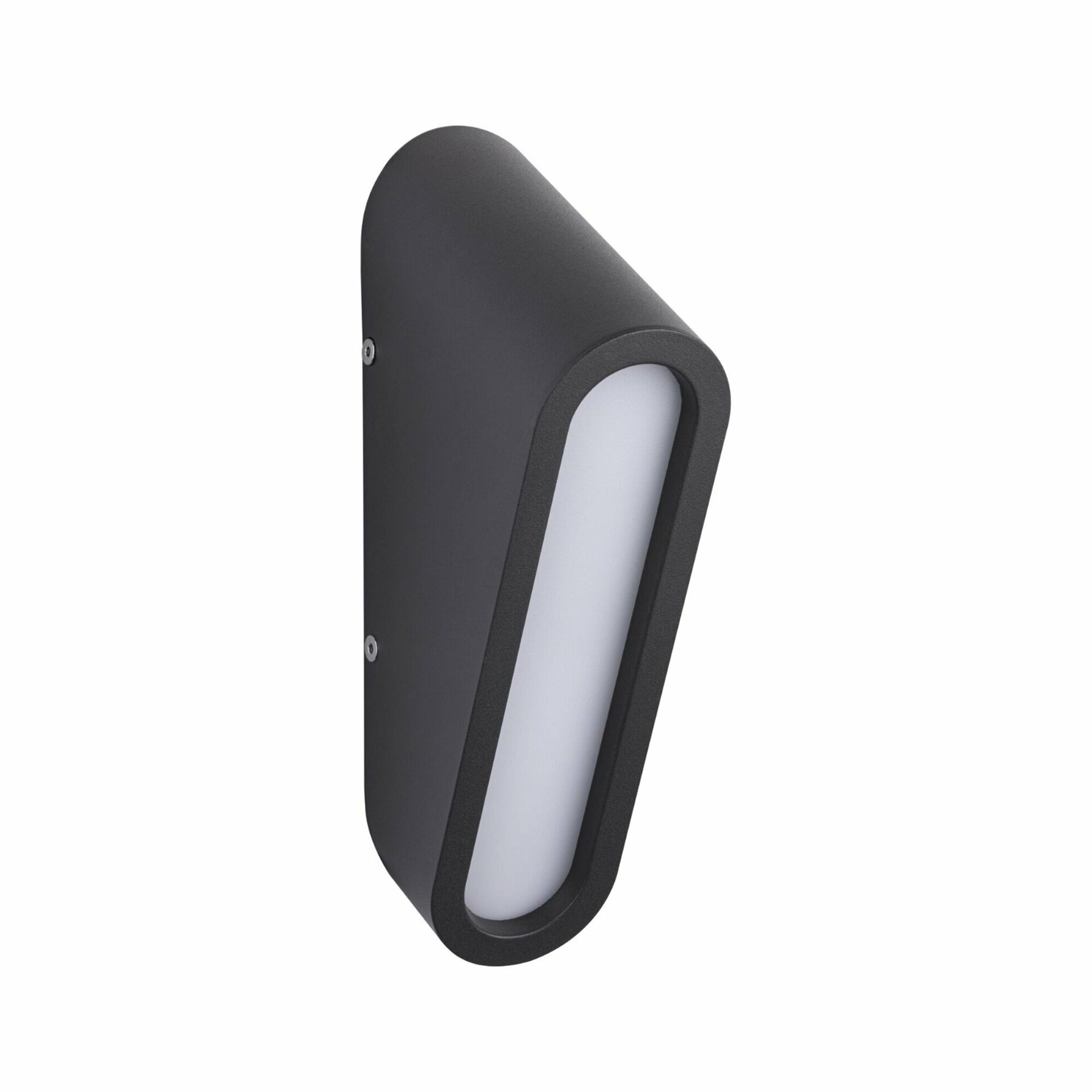 PAULMANN LED venkovní nástěnné svítidlo Cliff IP44 64x116mm 3000K 9,5W 230V antracit hliník