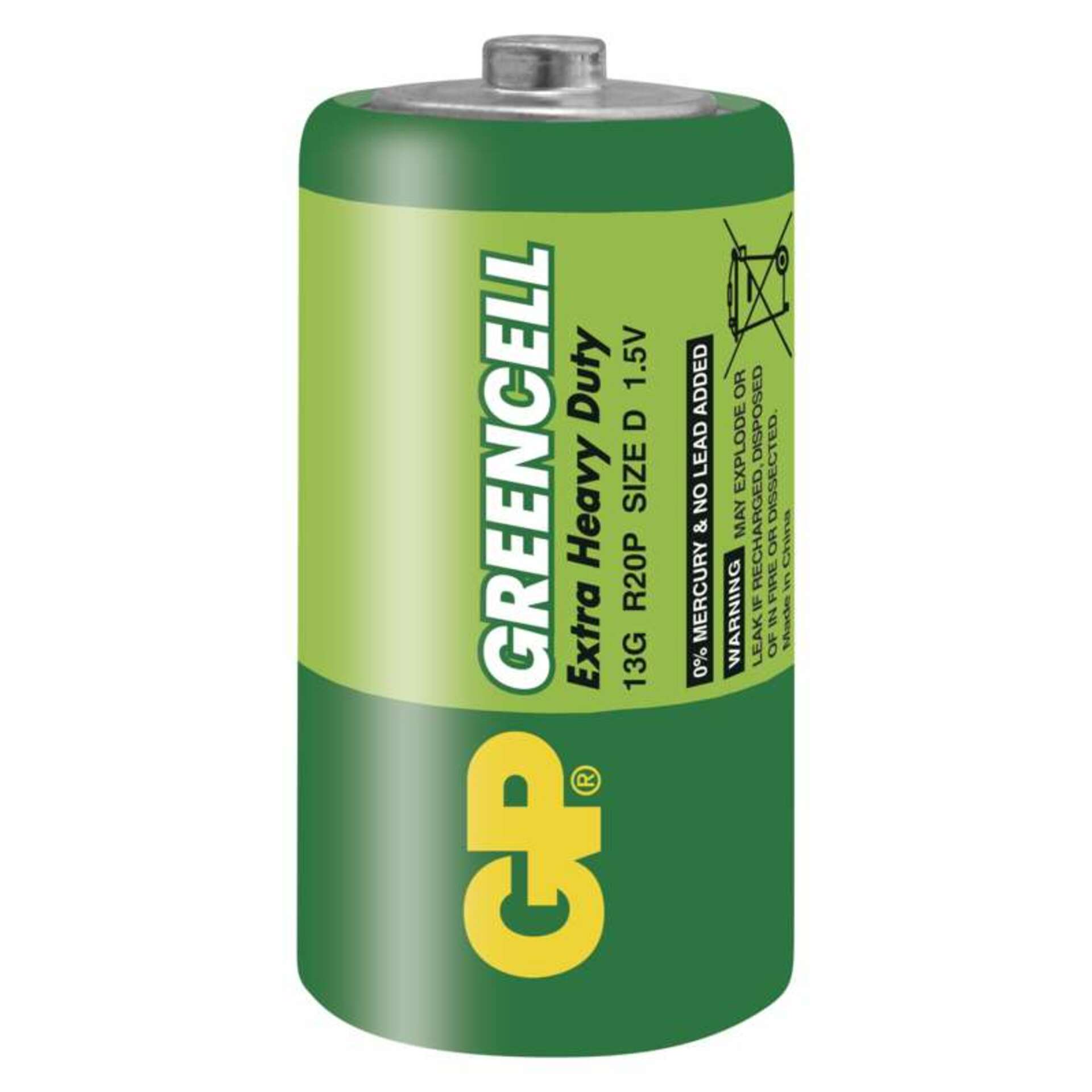 GP Batteries GP Zinkochloridová baterie GP Greencell R20 (D) fólie 1012402000