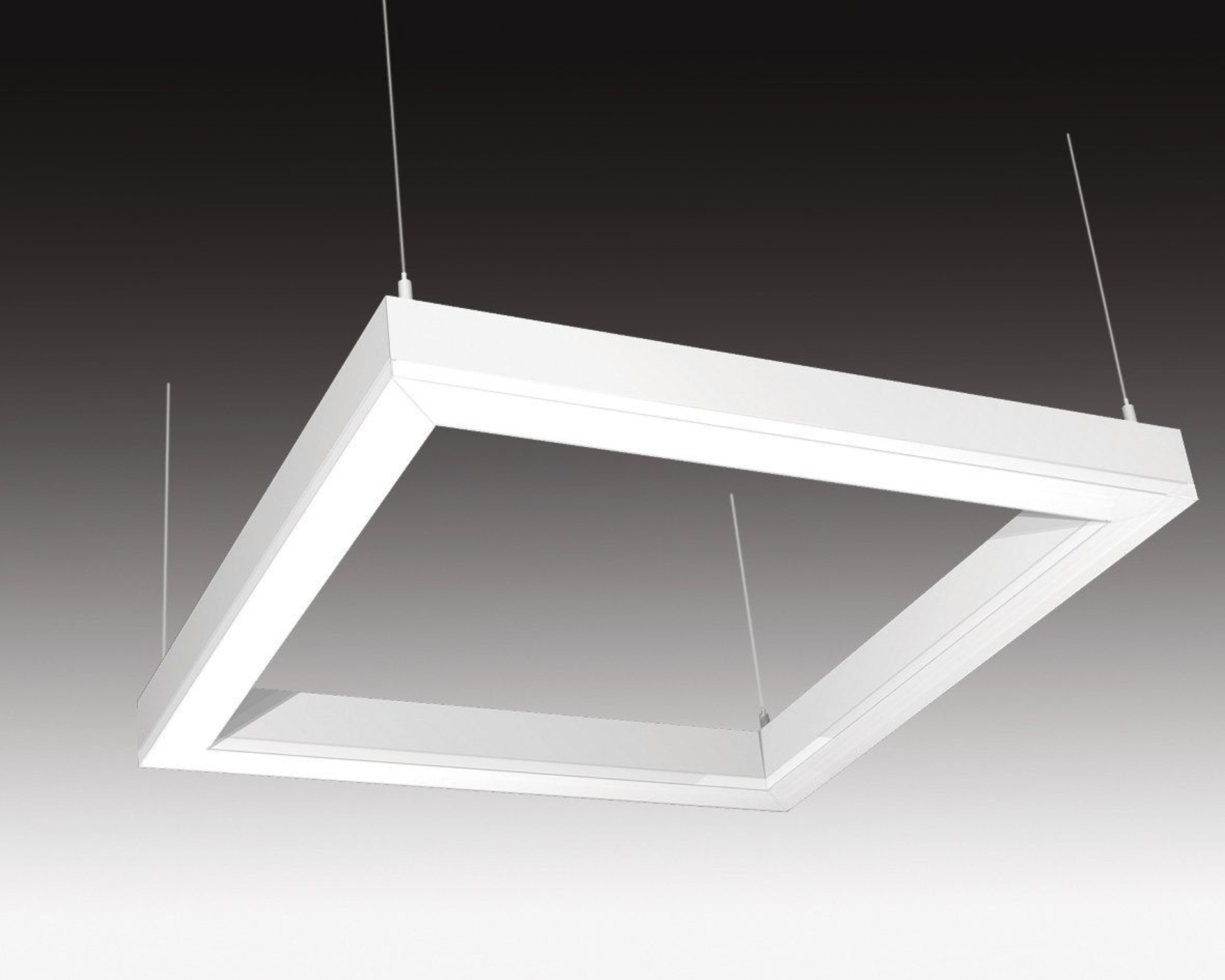 SEC Stropní nebo závěsné LED svítidlo WEGA-FRAME2-CB-DIM-DALI, 32 W, bílá, 607 x 607 x 65 mm, 4000 K, 4480 lm 321-B-104-01-01-SP