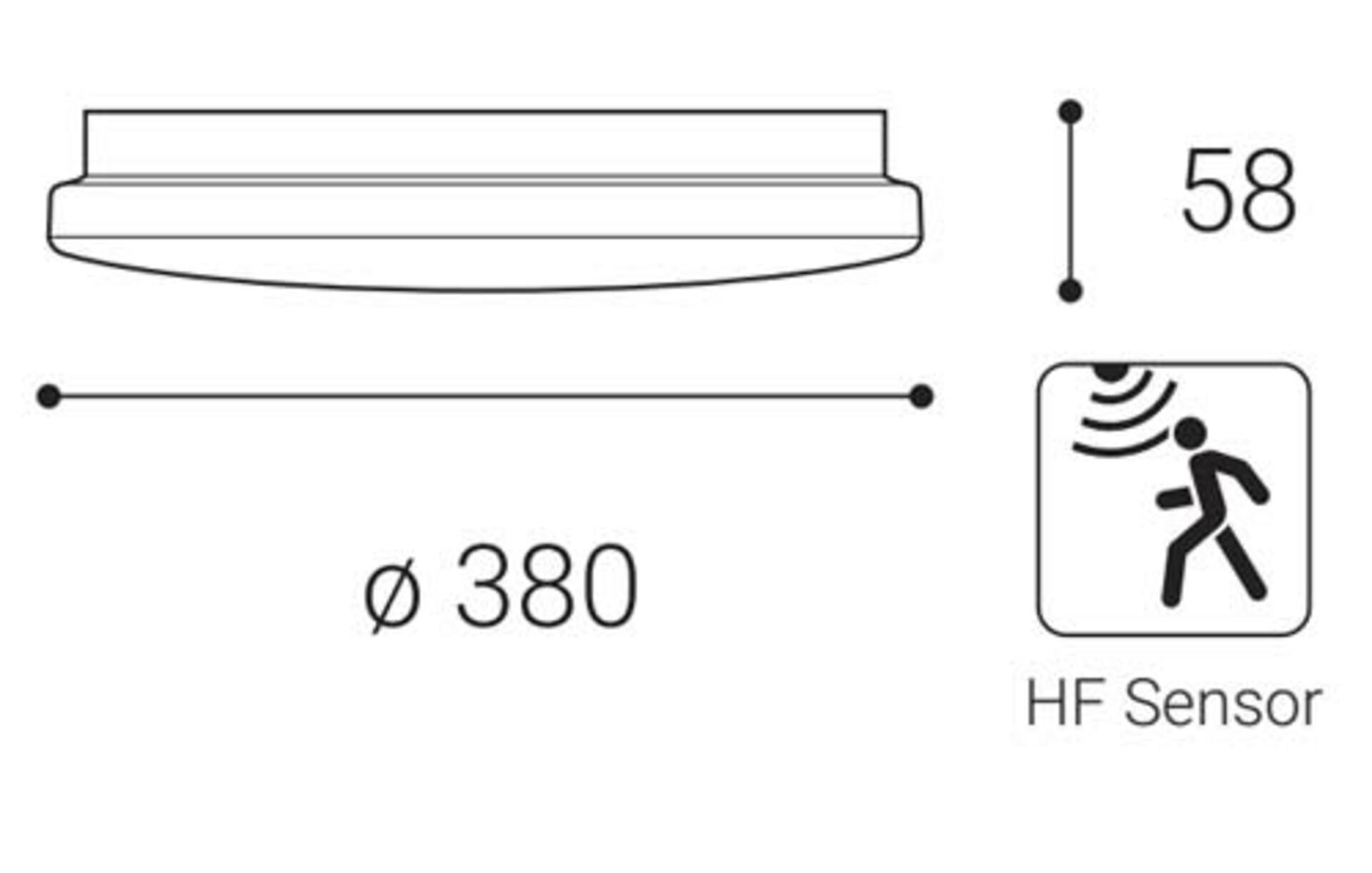 LED2 1340451 JOTA 38 HF,  24 3CCT 3000K/4000K/6000K STROPNÍ BÍLÉ