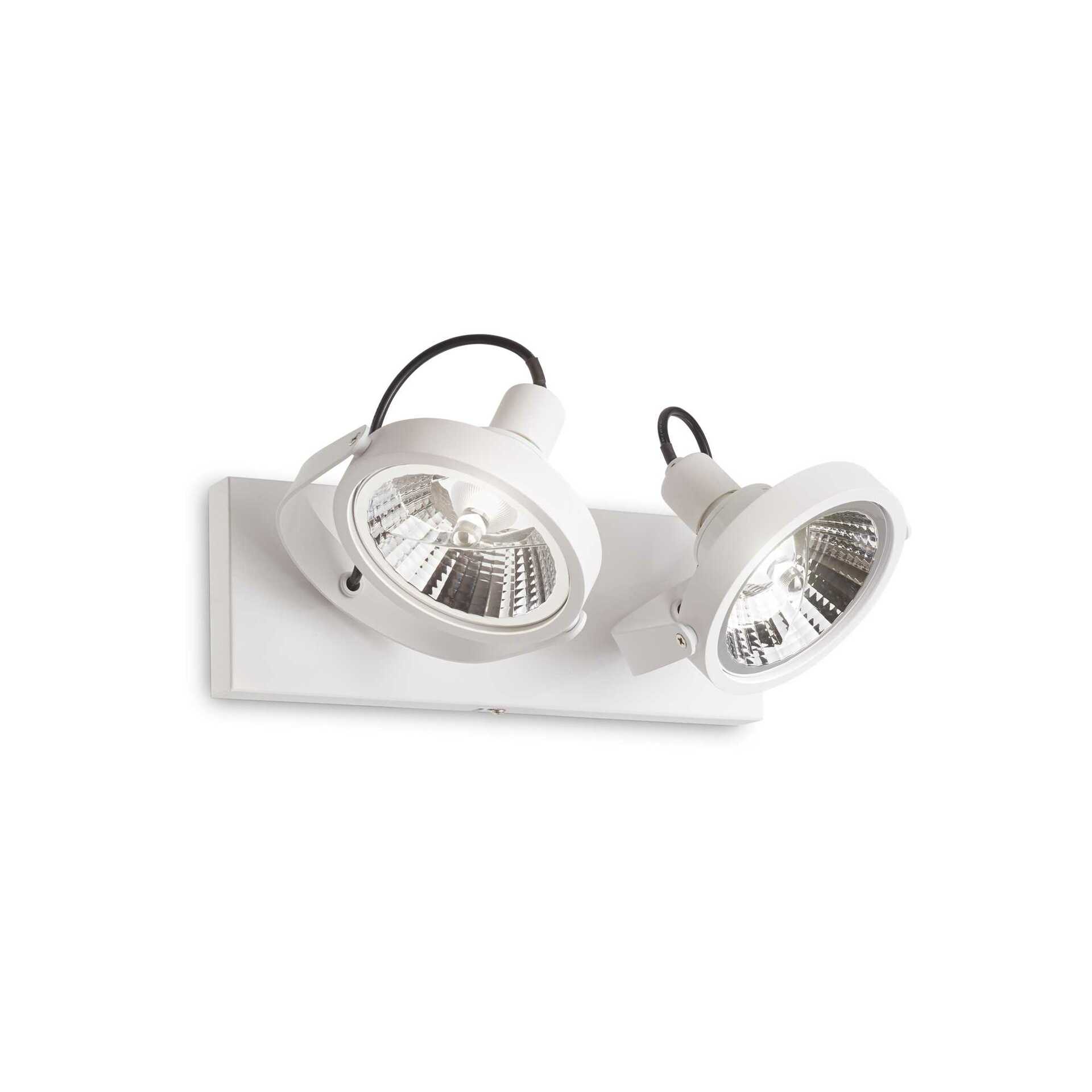 Bodové svítidlo Ideal Lux Glim PL2 Bianco 200200 GU10 2x50W 31cm bílé