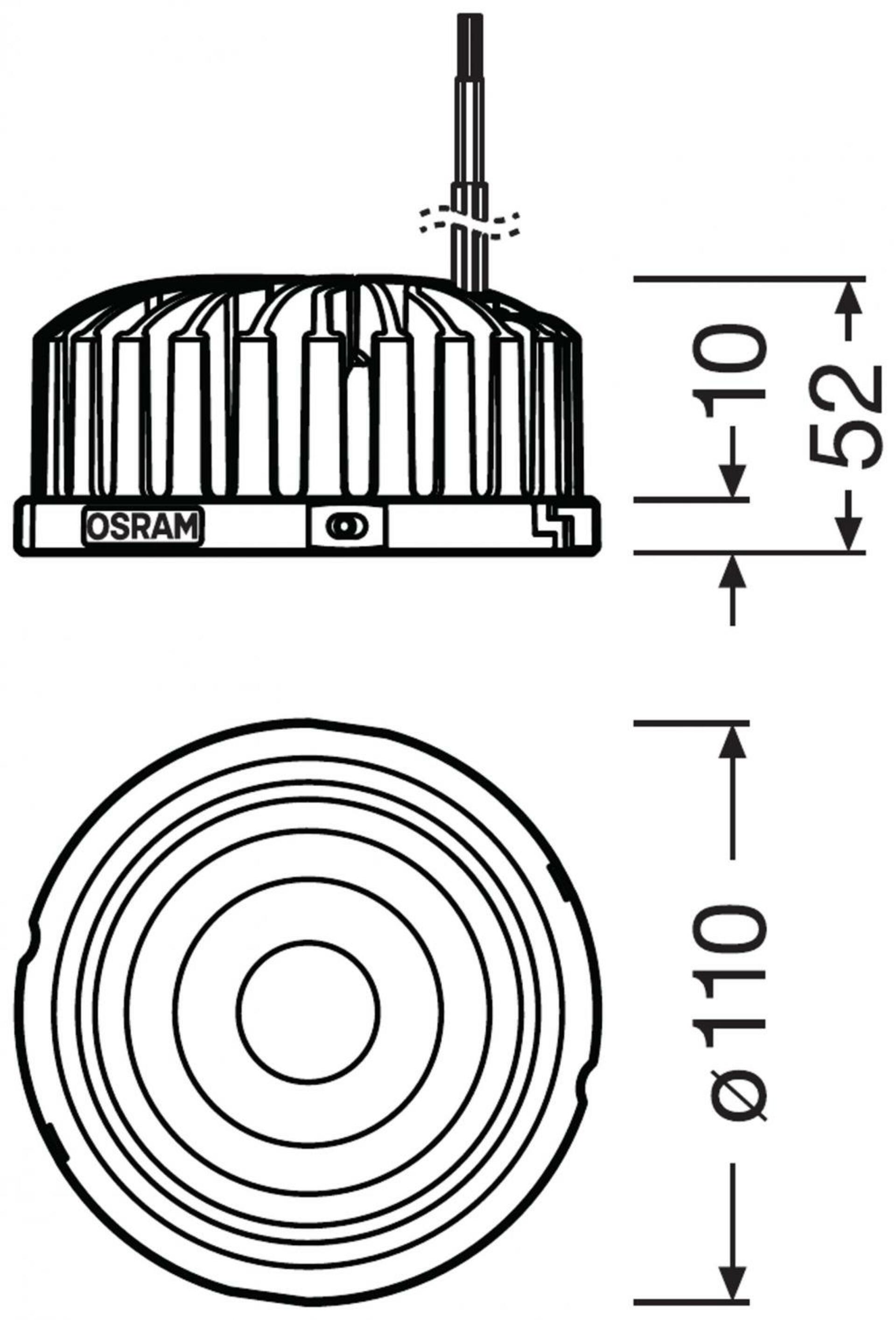 OSRAM LEDVANCE PL-CN111-COB- 4300-830-24D-G2 4052899621398