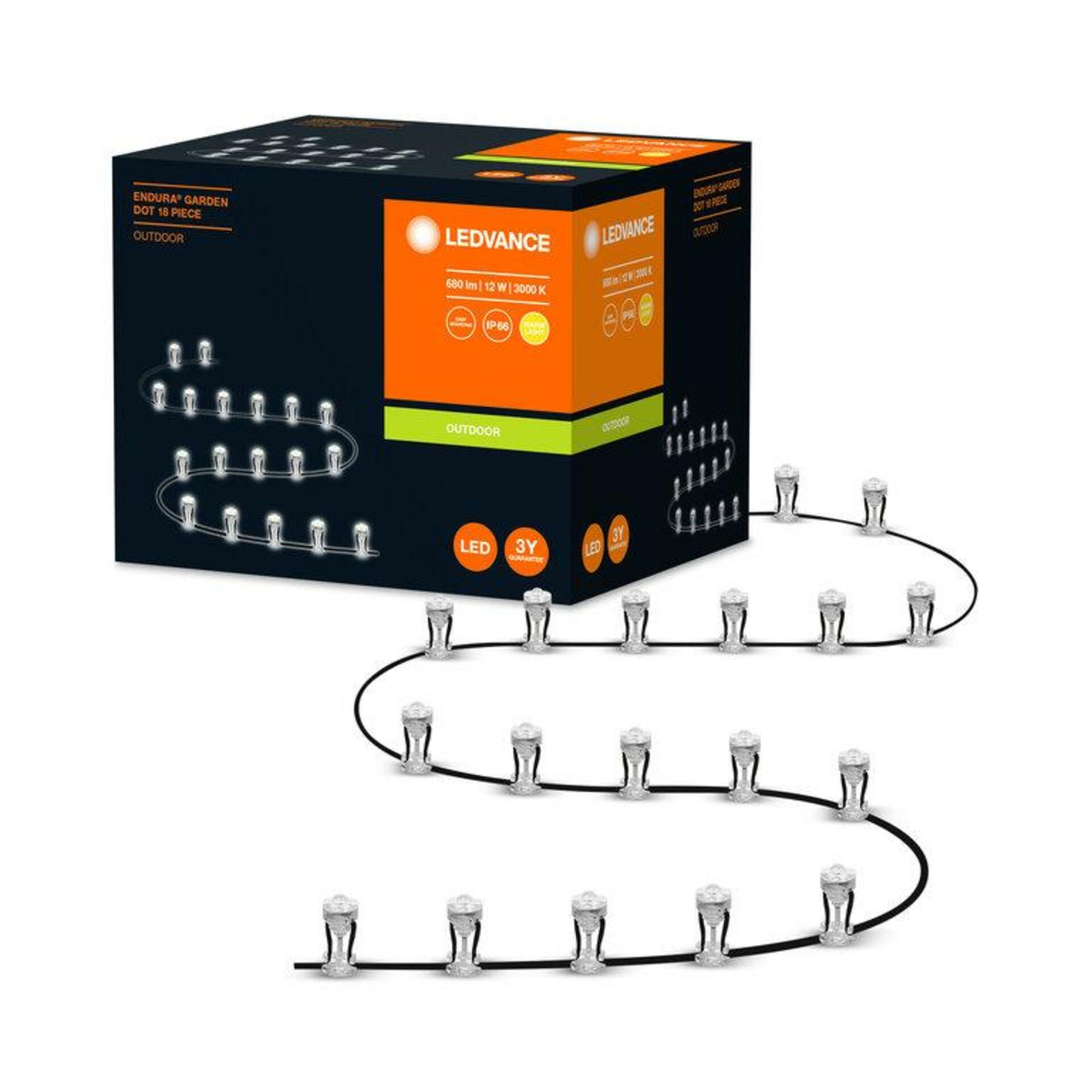 OSRAM LEDVANCE venkovní zapuštěné svítidlo ENDURA Garden 18 Dots 3000K 4058075478473