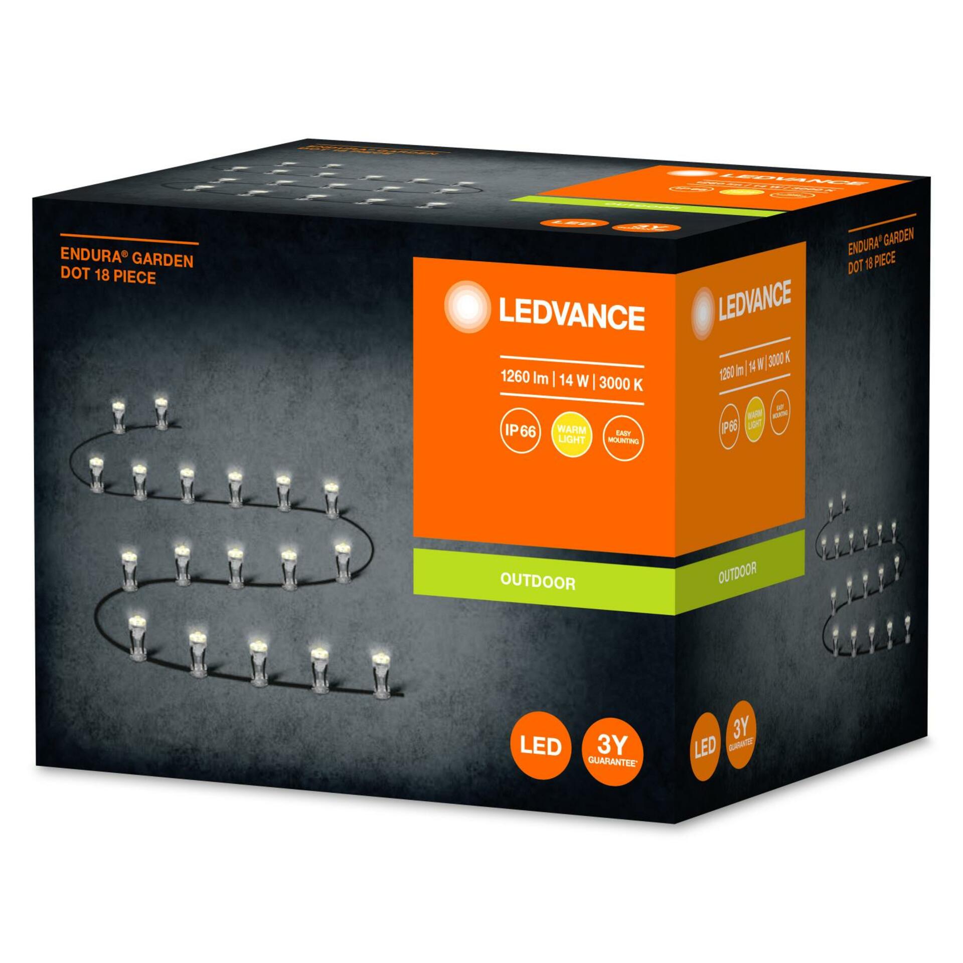 OSRAM LEDVANCE venkovní zapuštěné svítidlo ENDURA Garden 18 Dots 3000K 4058075478473