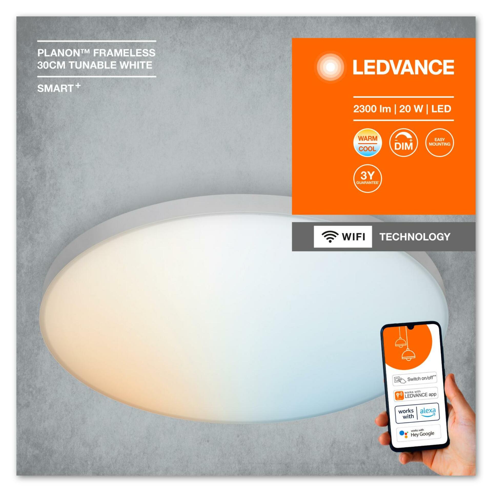 OSRAM LEDVANCE SMART+ Wifi Planon 300mm TW 4058075484672