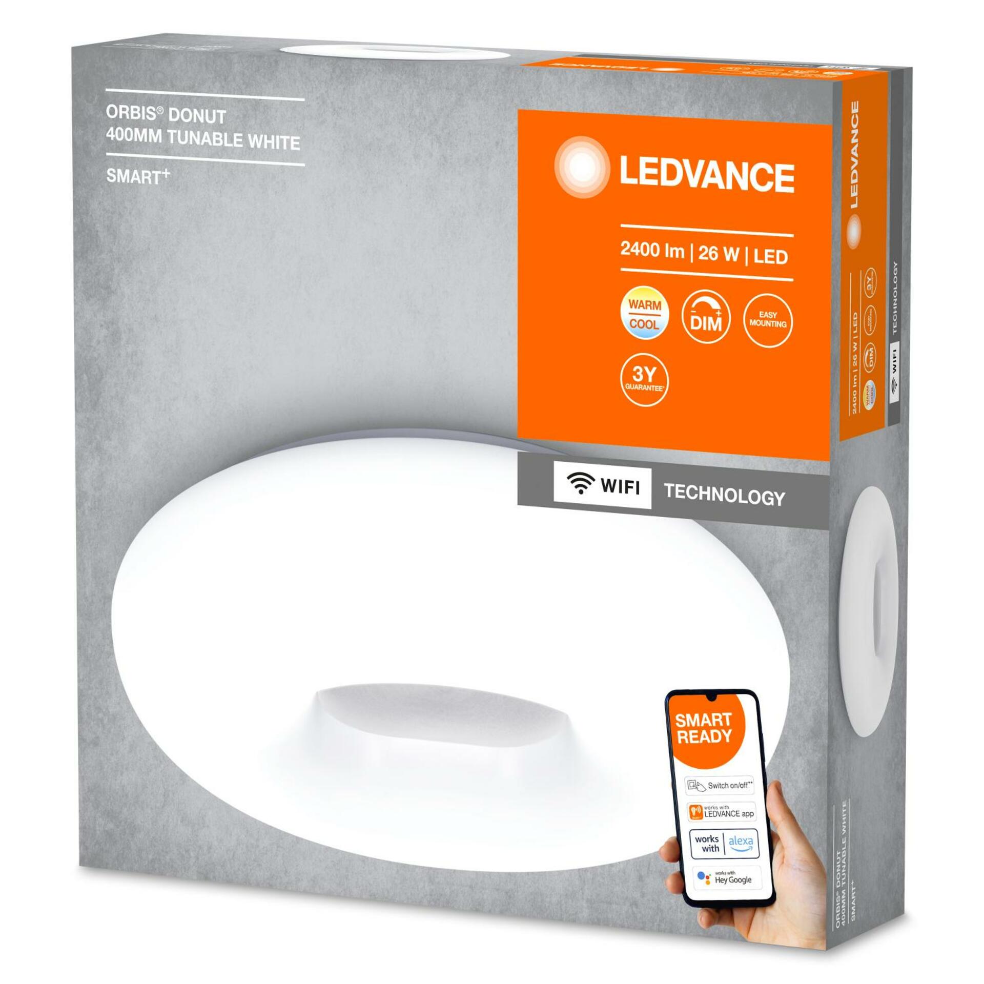 OSRAM LEDVANCE SMART+ Wifi Orbis Donut White 400mm TW 4058075486300