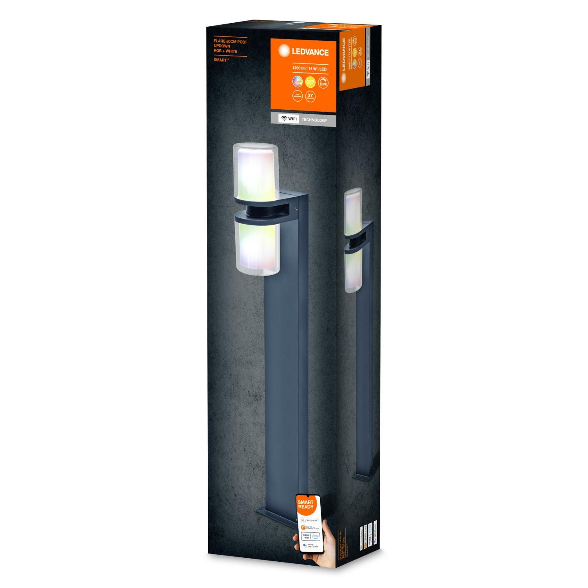 OSRAM LEDVANCE SMART+ Wifi Flare 80cm Post UpDown RGB + W 4058075564343