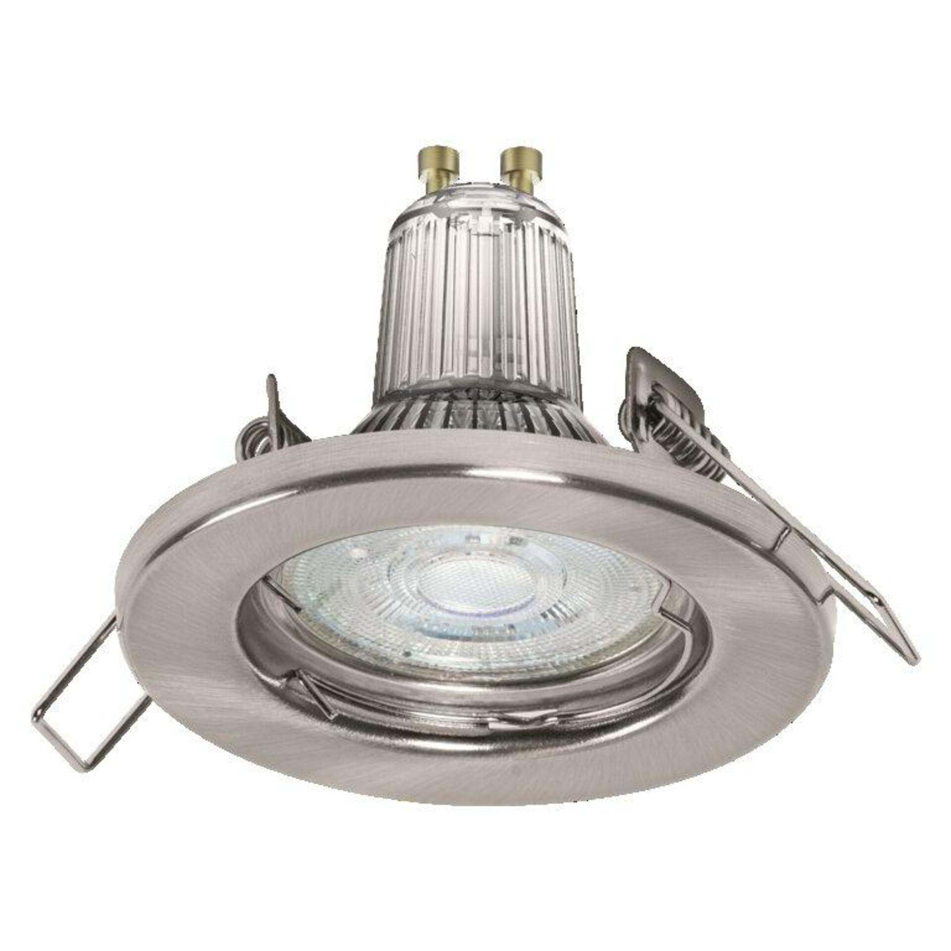 LEDVANCE zapuštěné svítidlo Spotlight Recess Set vč. Osram LED 3x2.6W GU10 kartáčovaný nikl 4058075611290