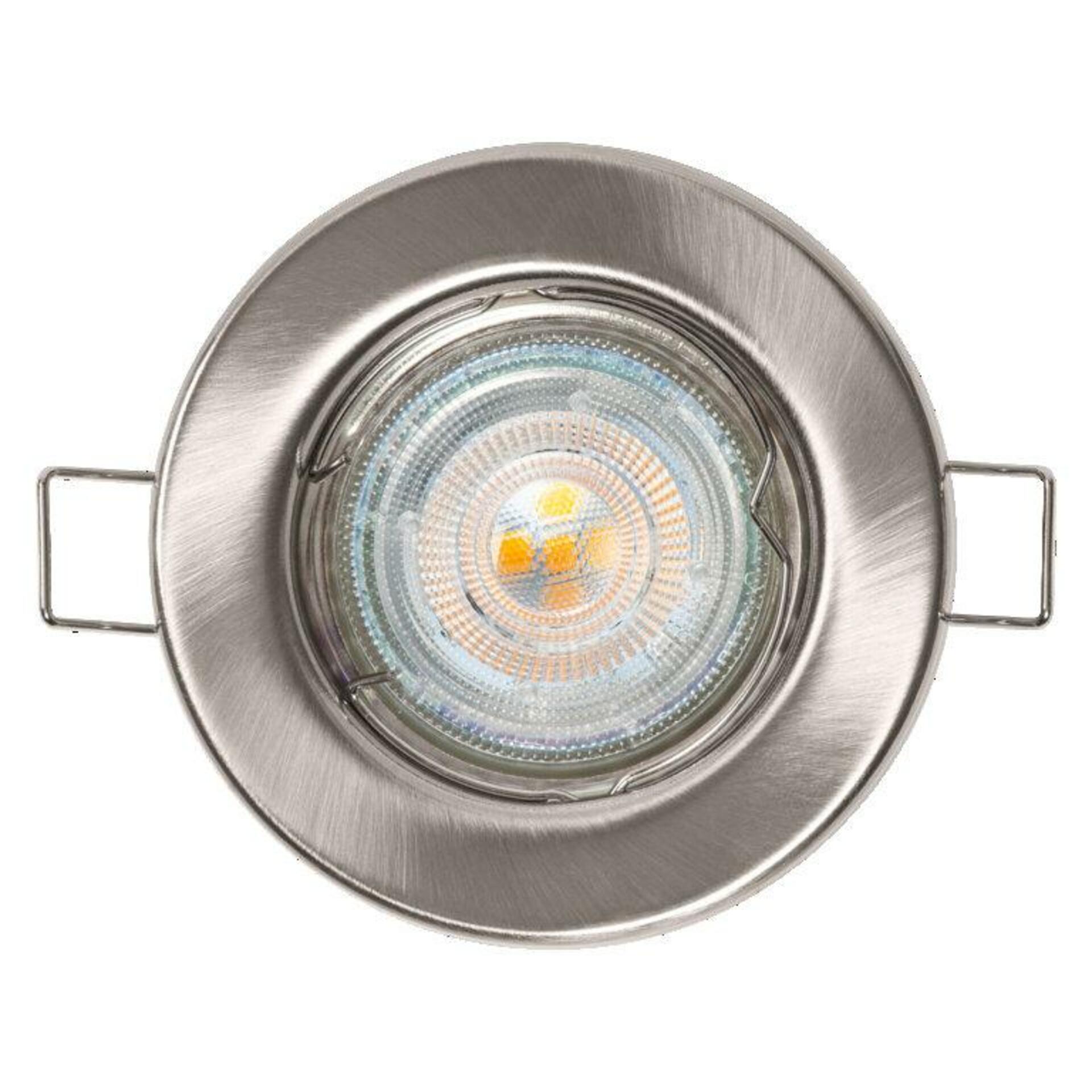 LEDVANCE zapuštěné svítidlo Spotlight Recess Set vč. Osram LED 3x2.6W GU10 kartáčovaný nikl 4058075611290