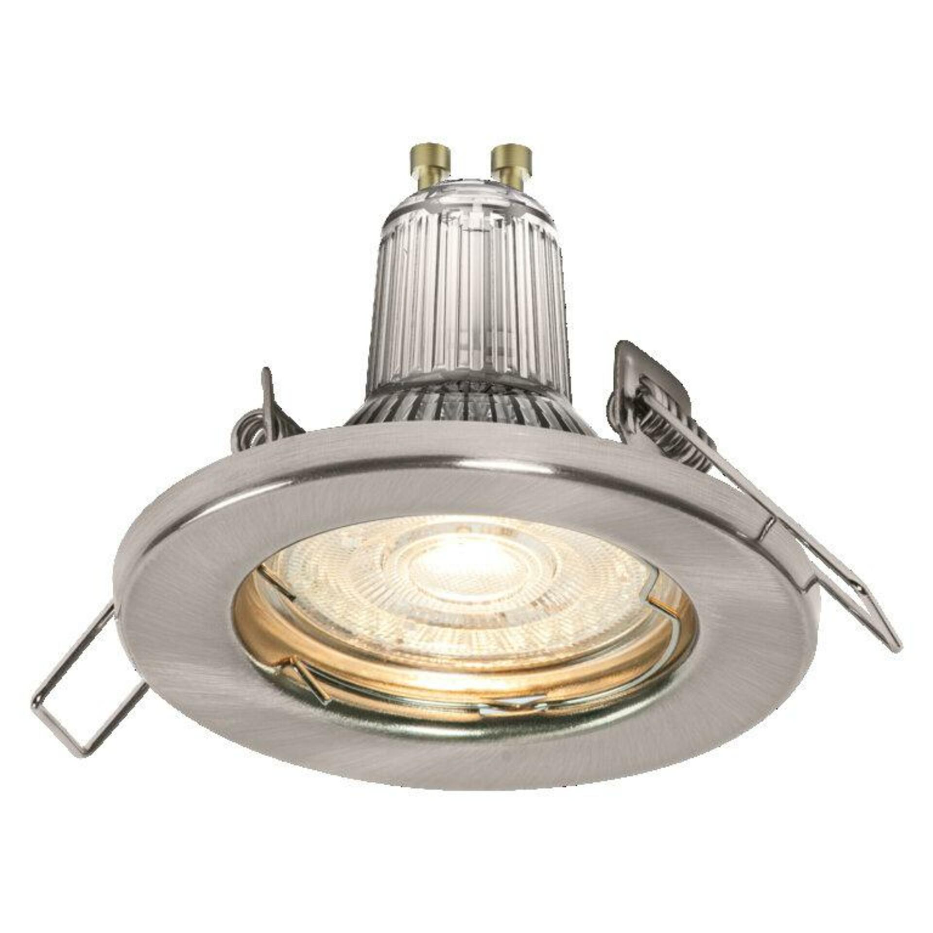 LEDVANCE zapuštěné svítidlo Spotlight Recess Set vč. Osram LED 3x2.6W GU10 kartáčovaný nikl 4058075611290