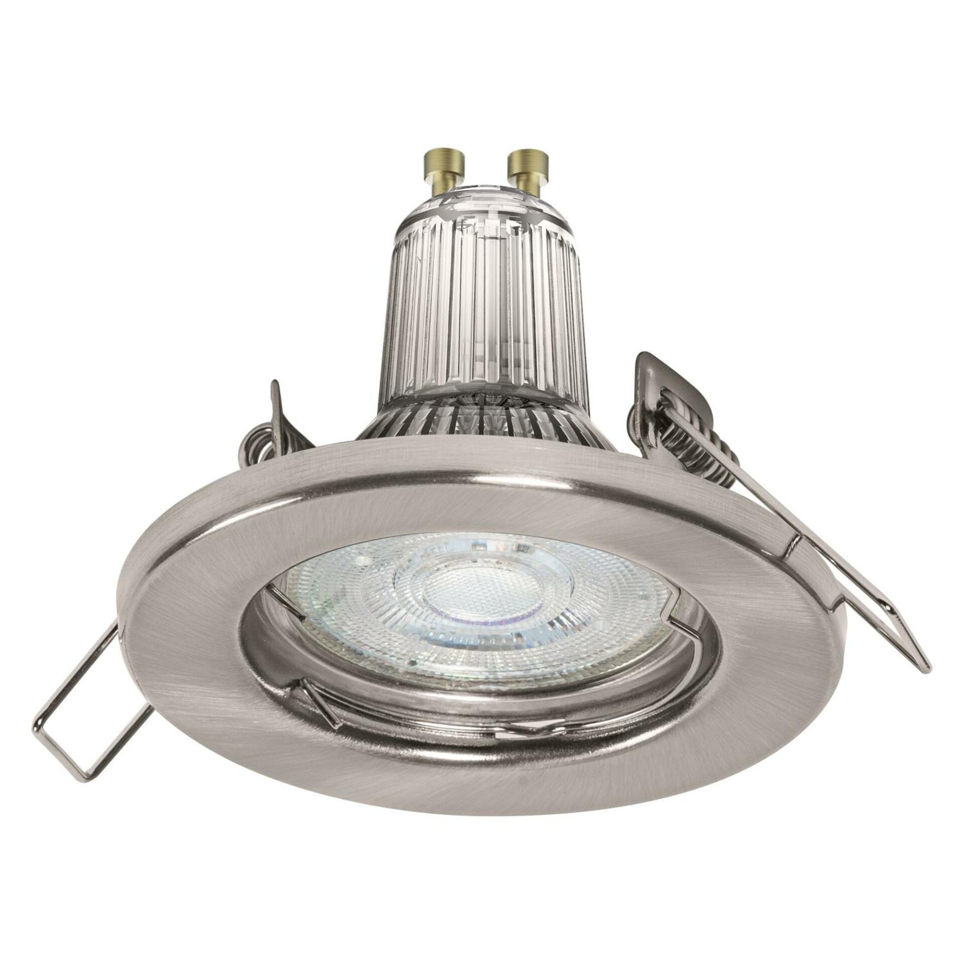 LEDVANCE zapuštěné svítidlo Spotlight Recess Set vč. Osram LED 3x2.6W GU10 kartáčovaný nikl 4058075611290