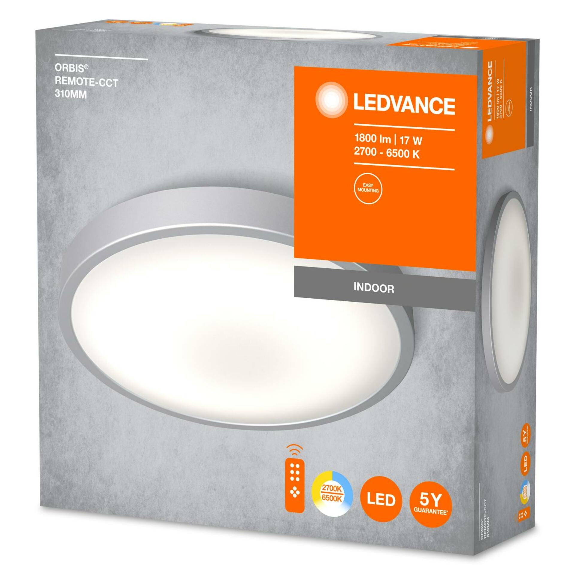 OSRAM LEDVANCE stropní svítidlo Orbis Remote-CCT s dálkovým ovládáním 310mm 14W 4058075651715