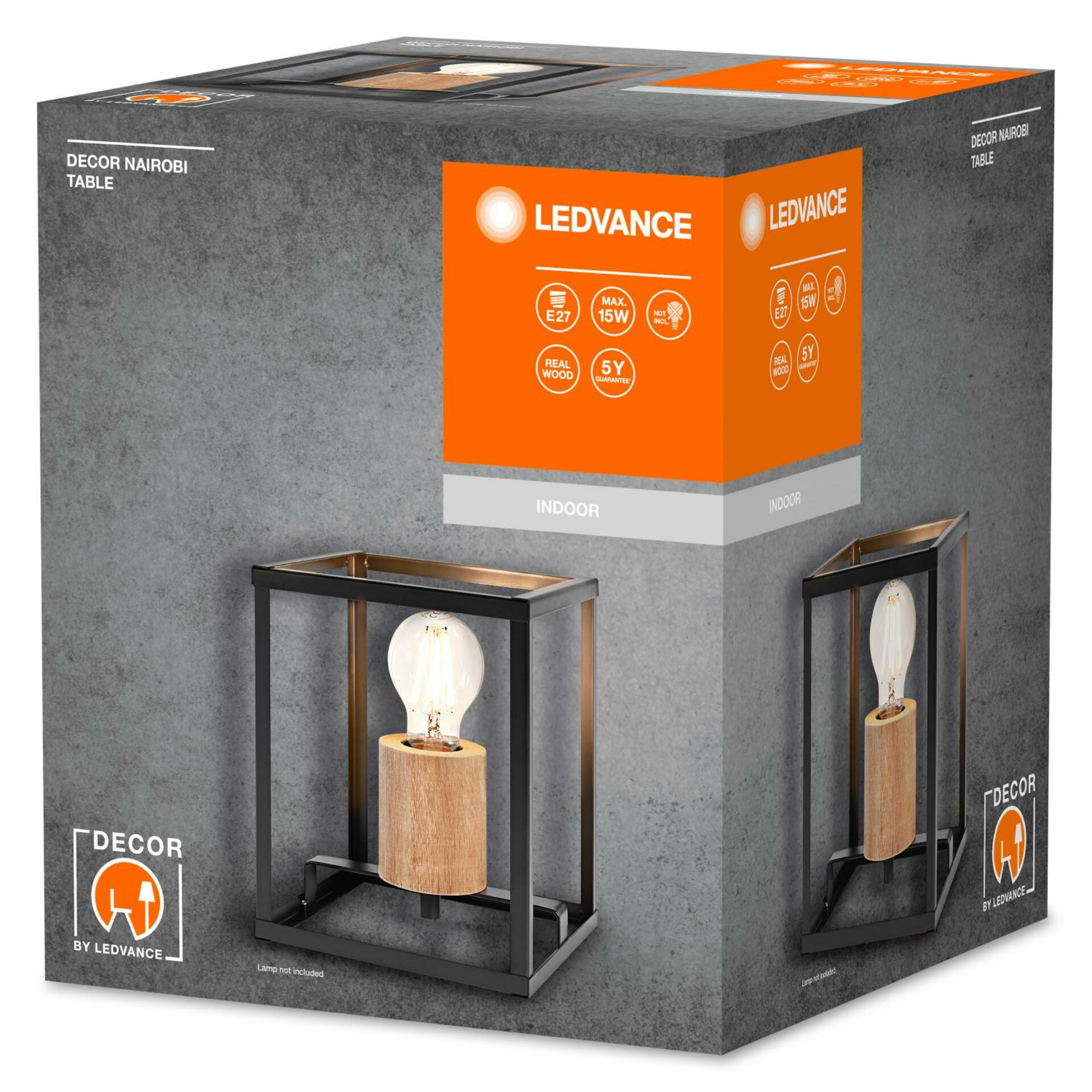 OSRAM LEDVANCE stolní lampa Decor Nairobi Table E27 4058075759084