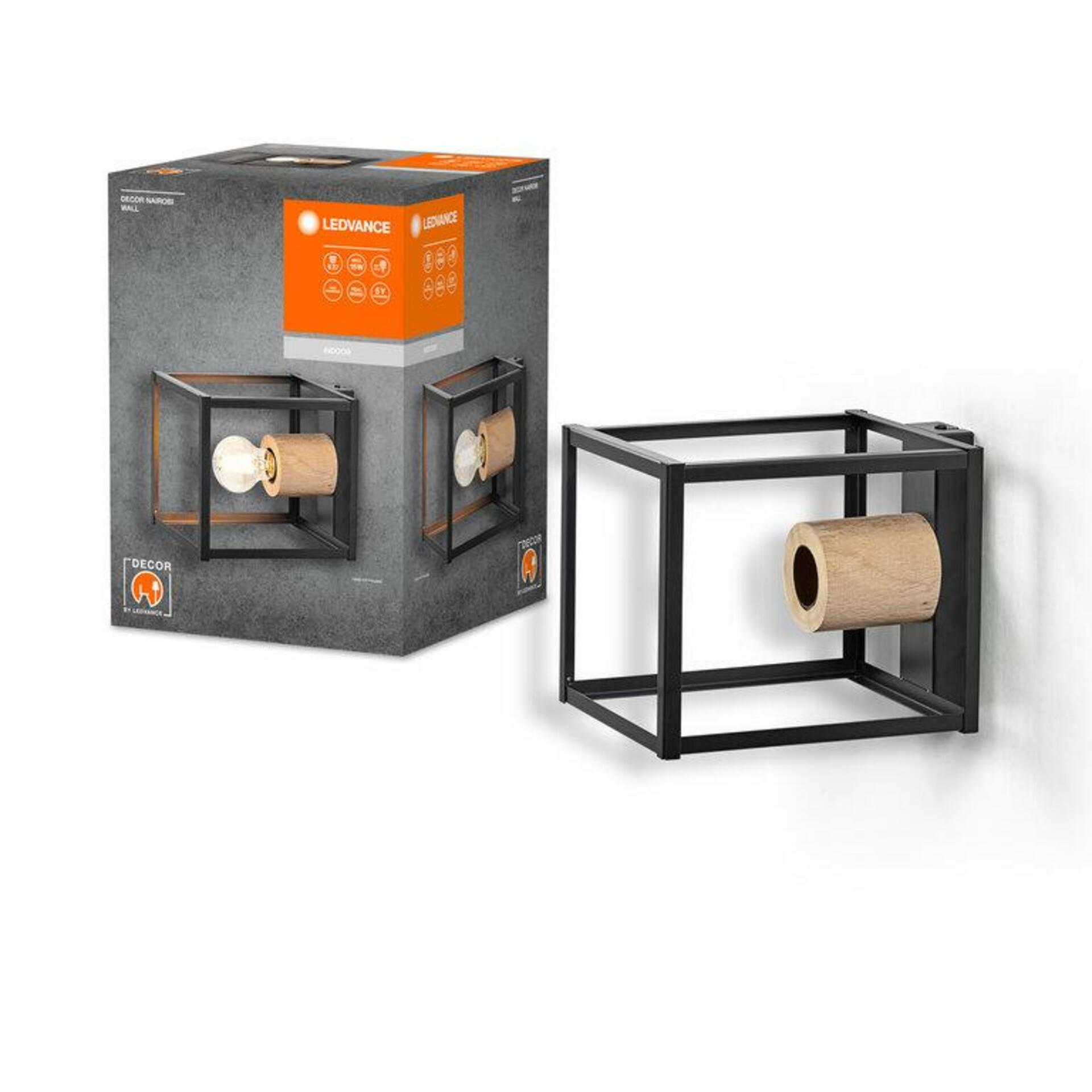 OSRAM LEDVANCE nástěnné svítidlo Decor Nairobi Wall E27 4058075759145