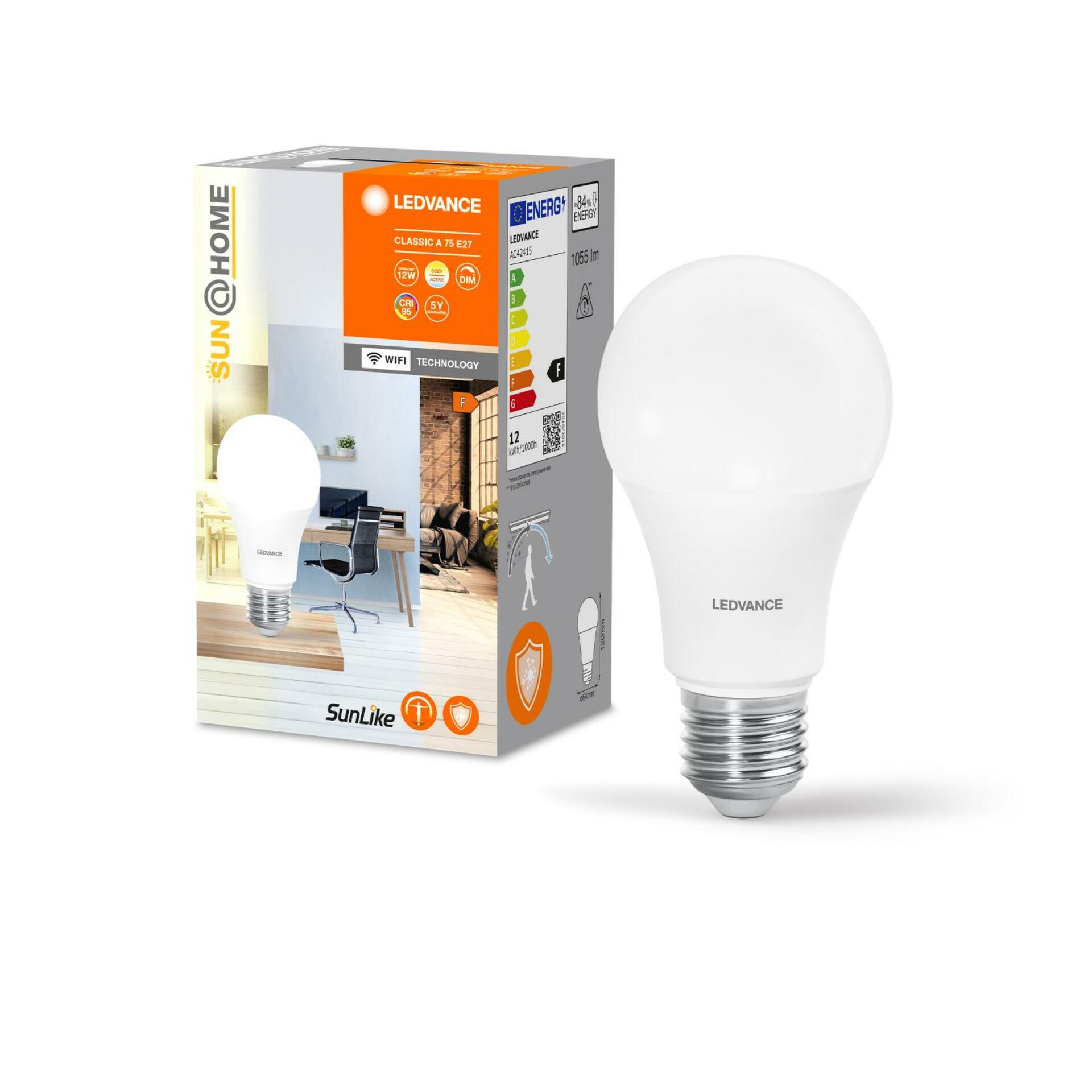 OSRAM LEDVANCE SUN@Home Classic A75 E27 TW 4058075762176