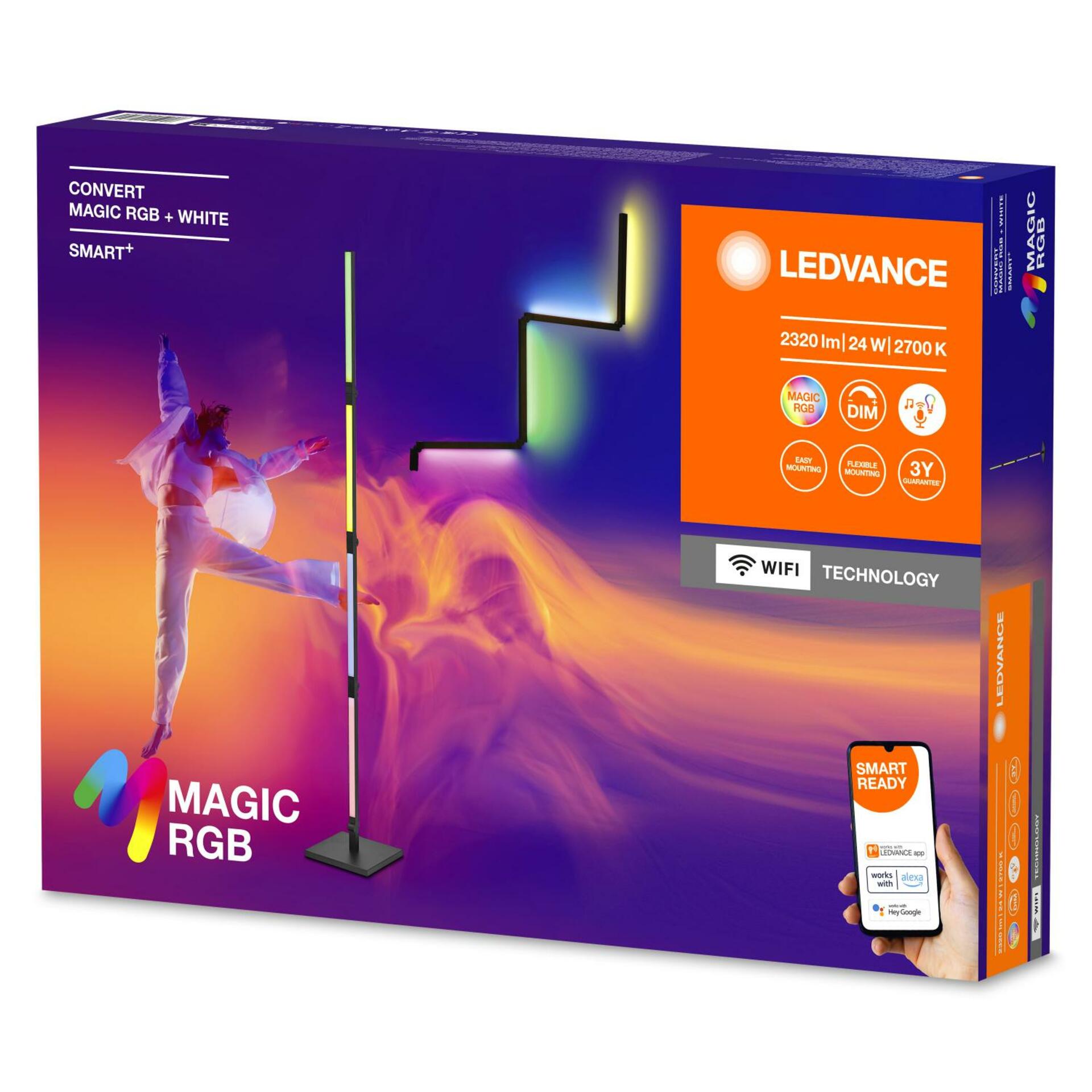 OSRAM LEDVANCE SMART+ Wifi Convert Magic stojací lampa RGBW 4099854096495