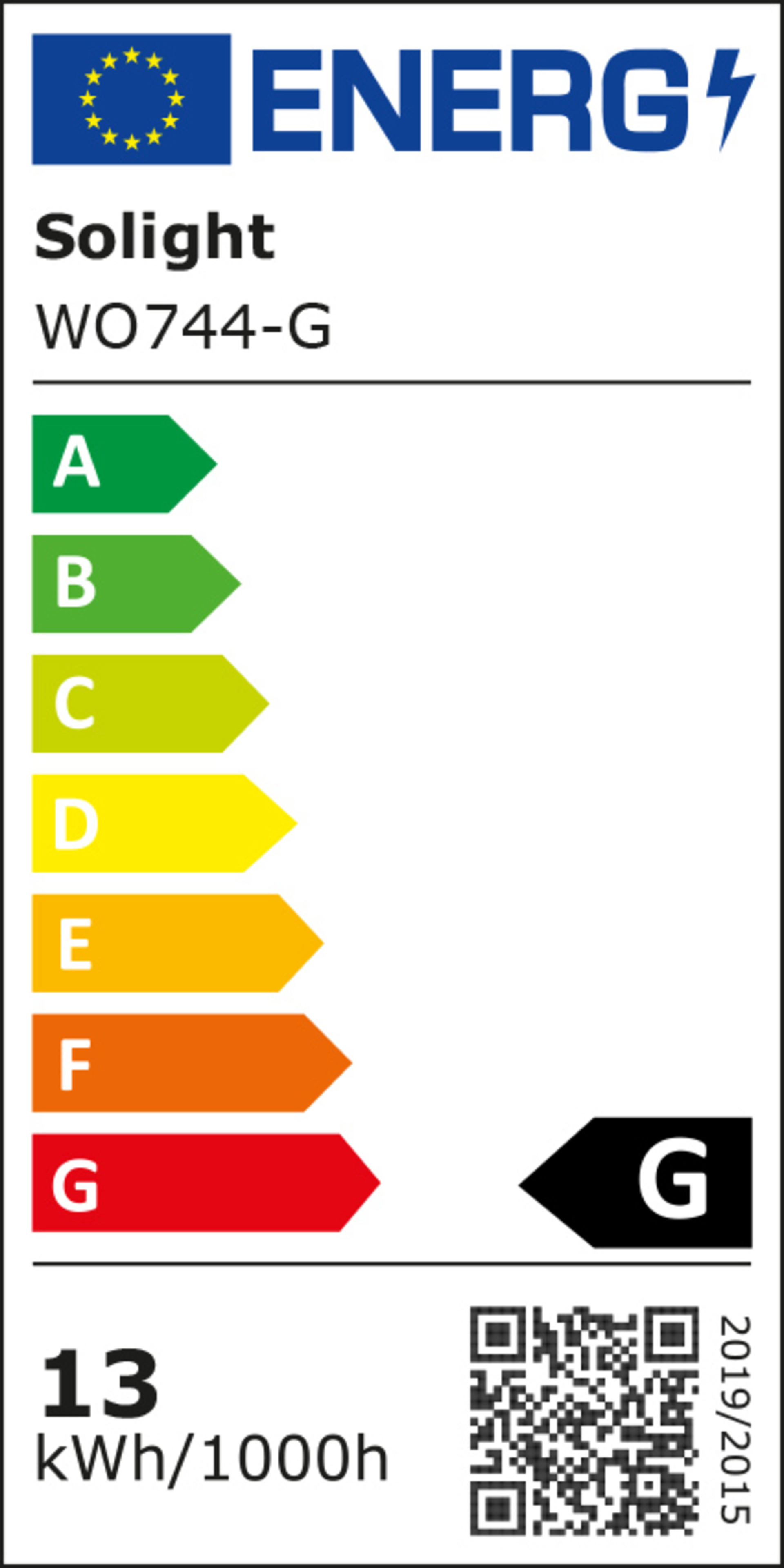 Solight LED venkovní osvětlení oválné, 13W, 910lm, 4000K, IP54, 21cm, šedá barva WO744-G