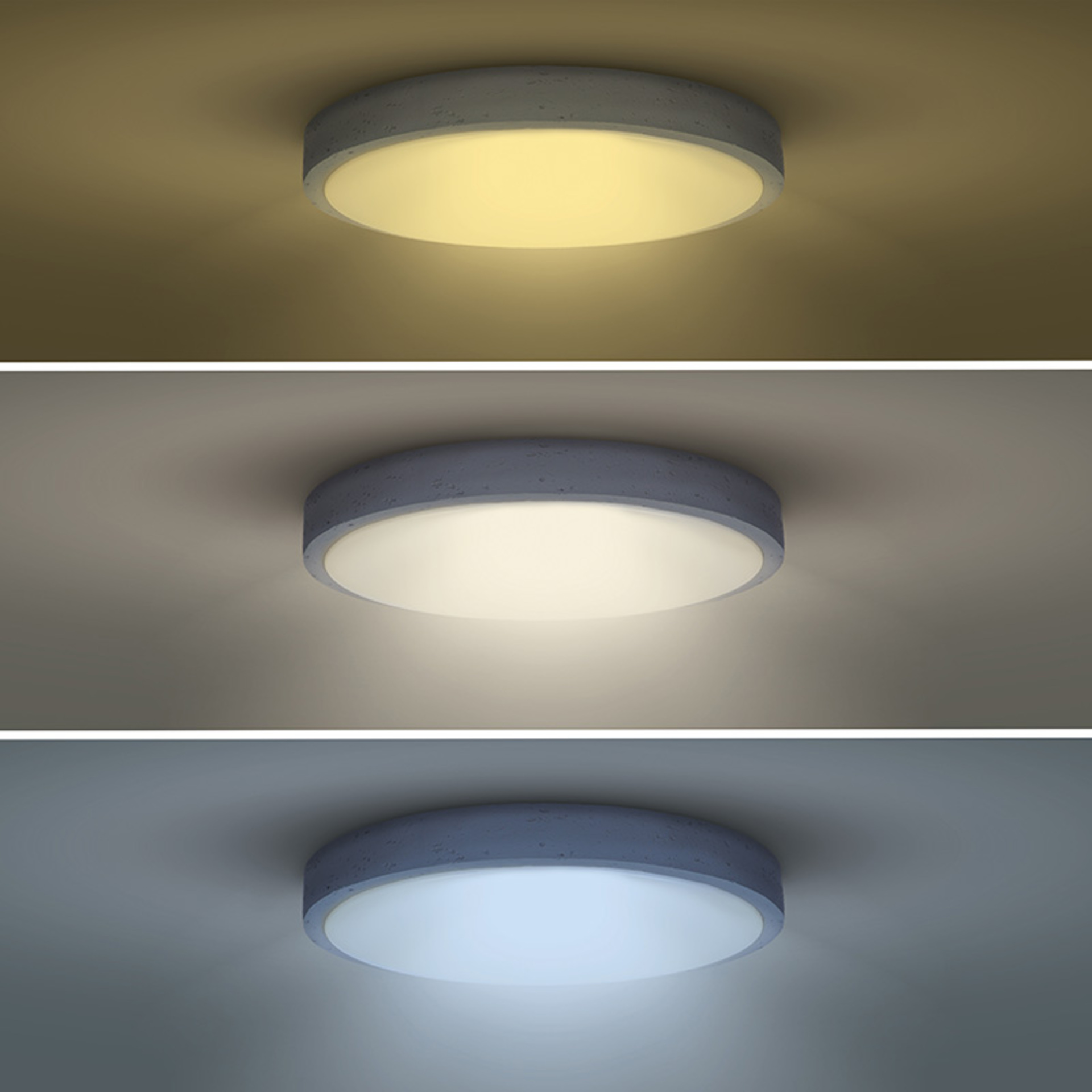 Solight LED osvětlení s dálkovým ovladačem Grey, 60W, 4200lm, 49cm, změna chromatičnosti, stmívatelné WO8002