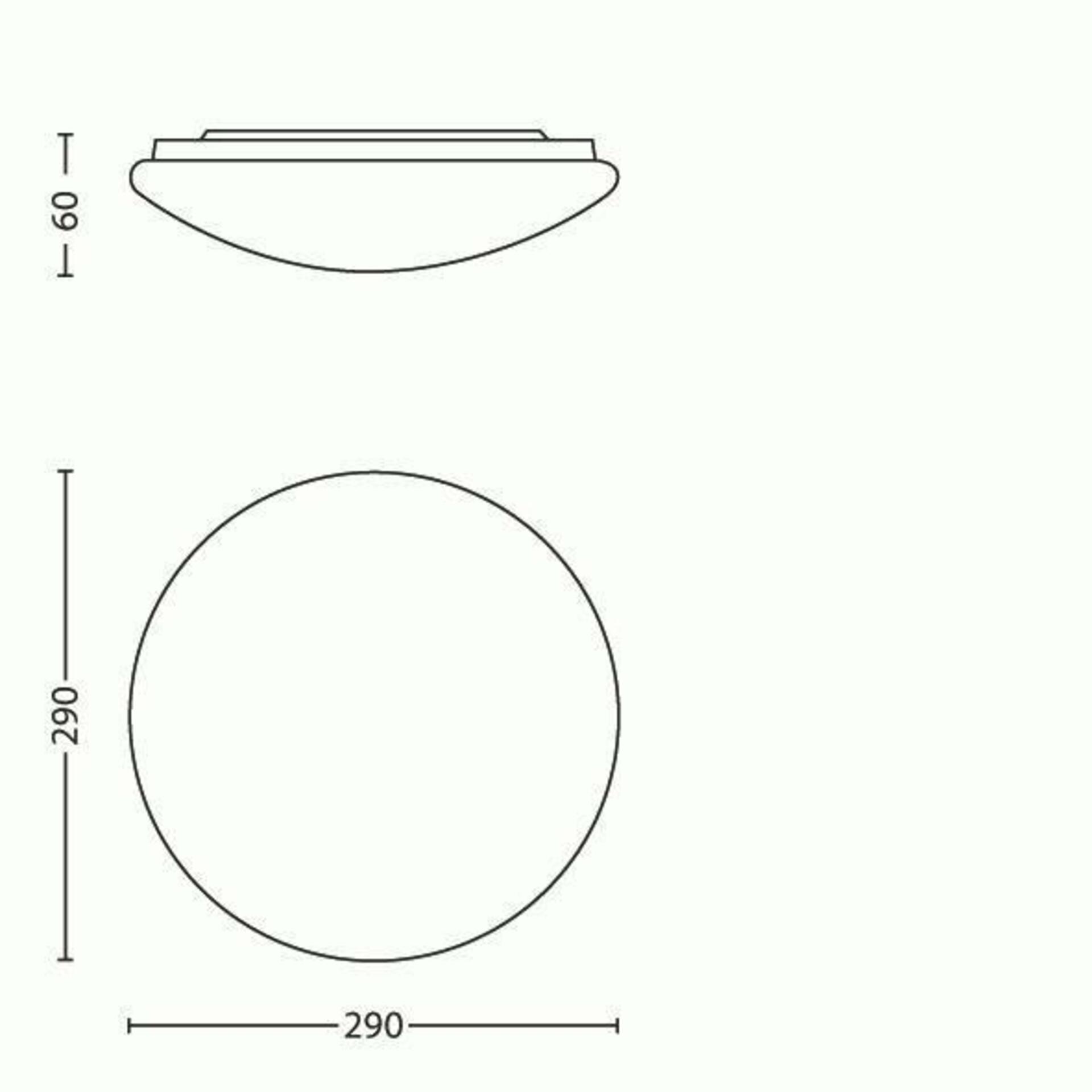 Philips NOV 2015 Twirly 27K SVÍTIDLO STROPNÍ ŠEDÁ 1x12W 240V 31814/87/16