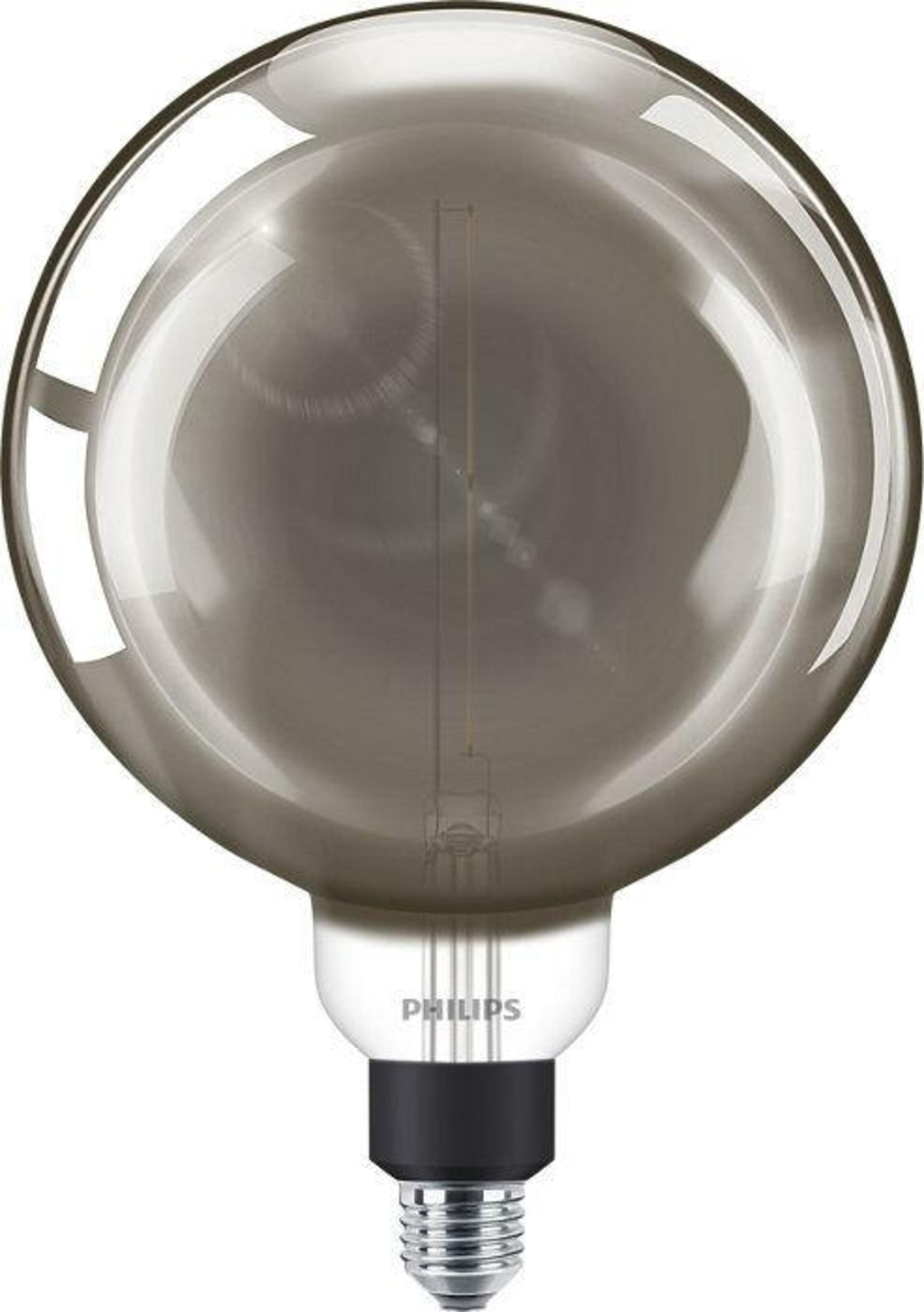 Philips Vintage LED žárovka E27 G200 6,5W 200lm 1800K stmívatelná, smoky