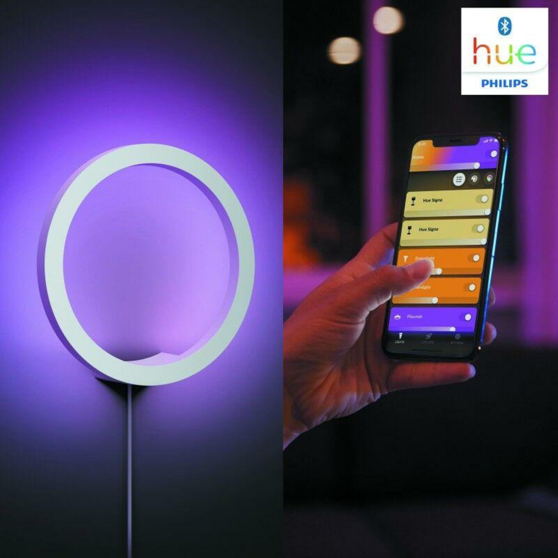 PHILIPS HUE Hue Bluetooth LED White and Color Ambiance Nástěnné svítidlo Philips Sana 8719514343405 bílé 2000K-6500K