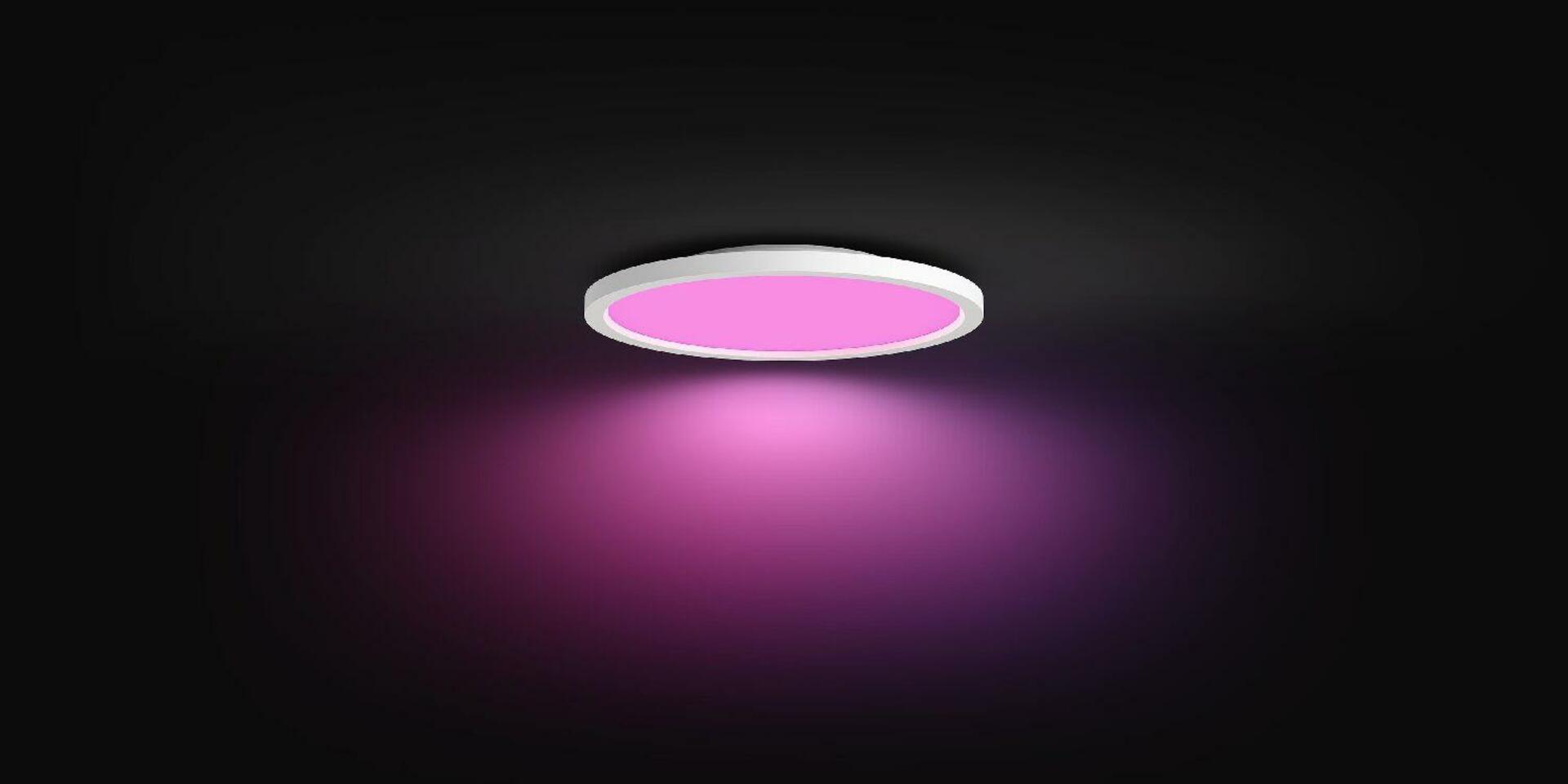 Philips HUE Hue WACA Surimu přisazený LED panel 1x40W 2850lm 2000-6500K RGB IP20 39cm kulatý bílý