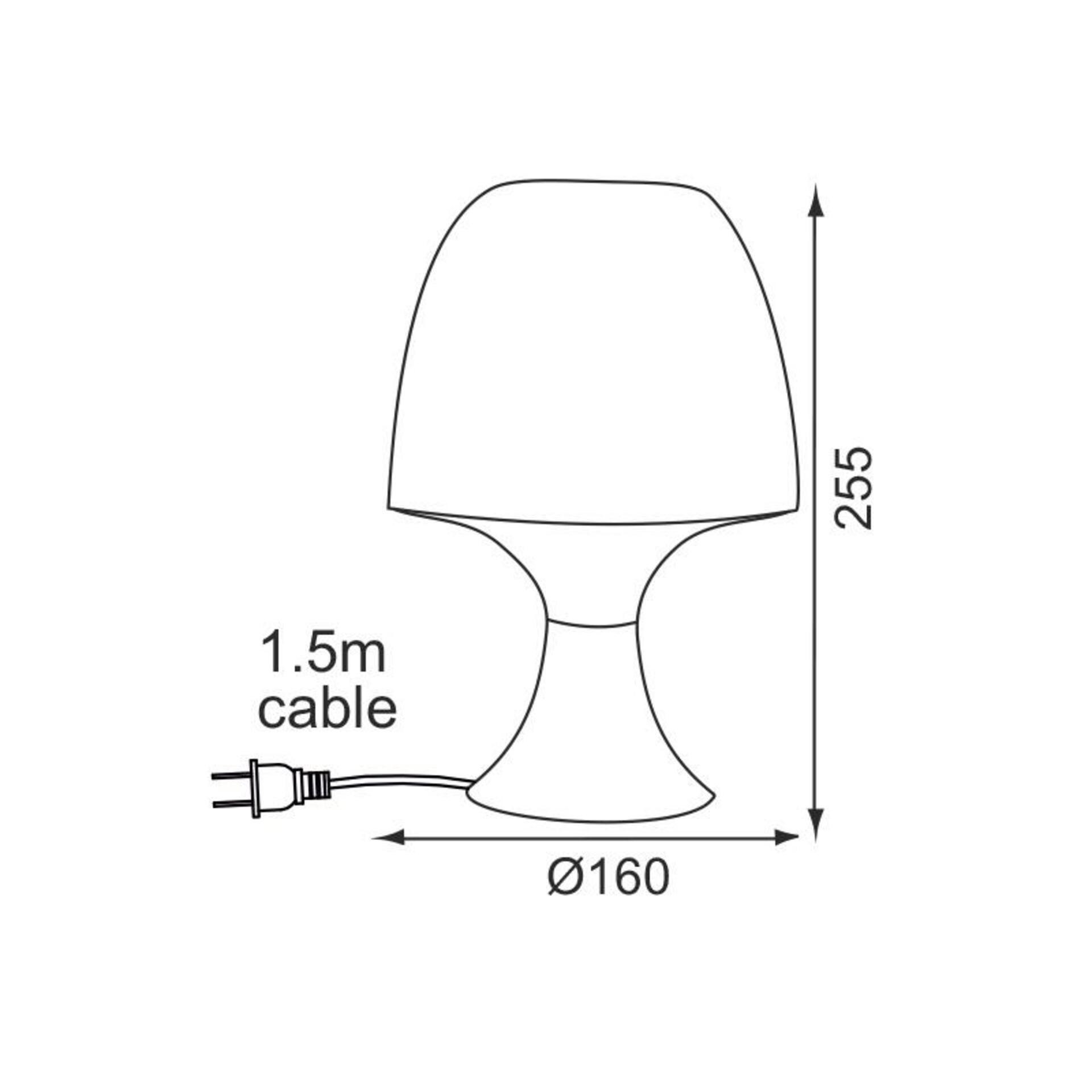 ACA Lighting Floor&Table stolní svítidlo 1024SGG