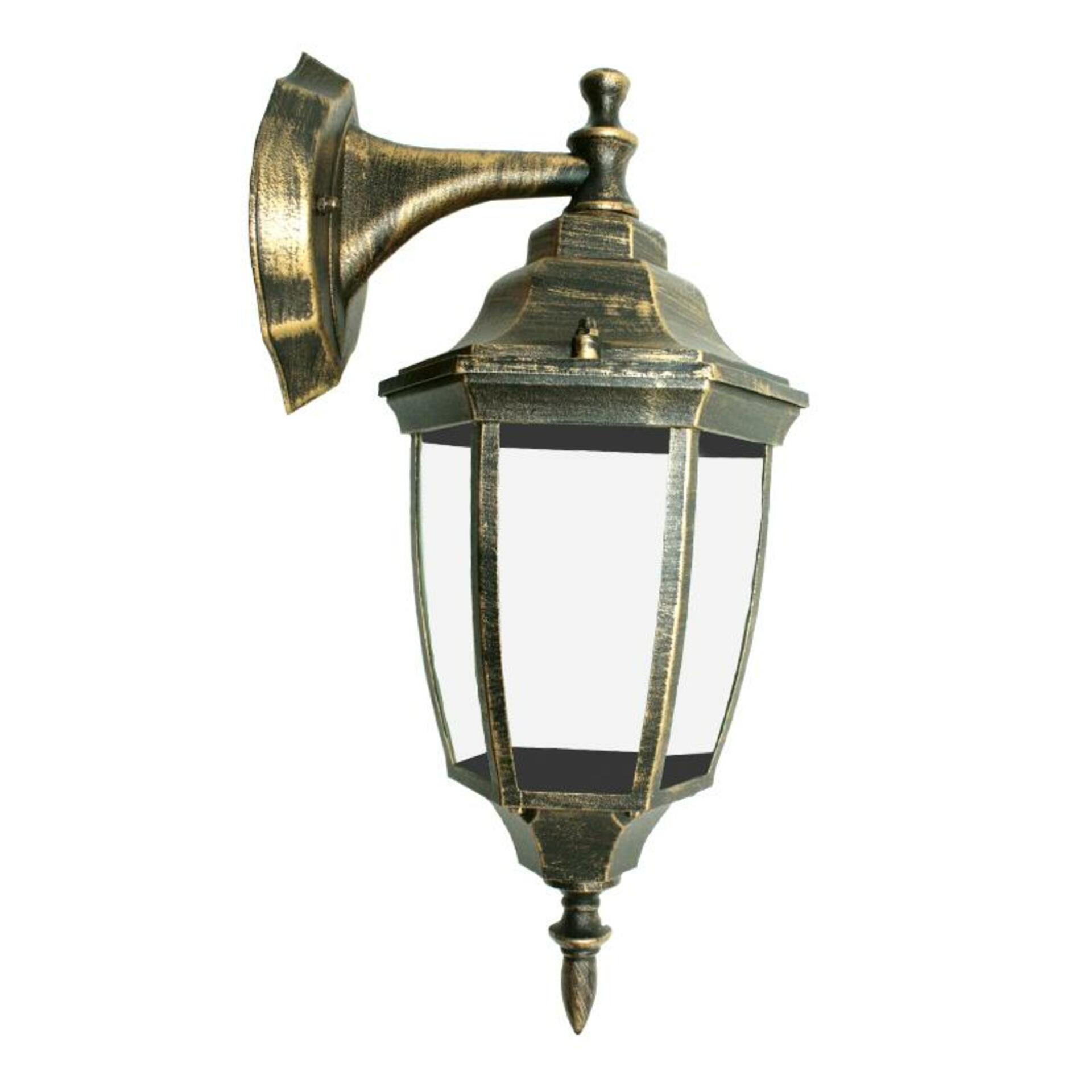 ACA Lighting Garden lantern venkovní nástěnné svítidlo HI6172GB