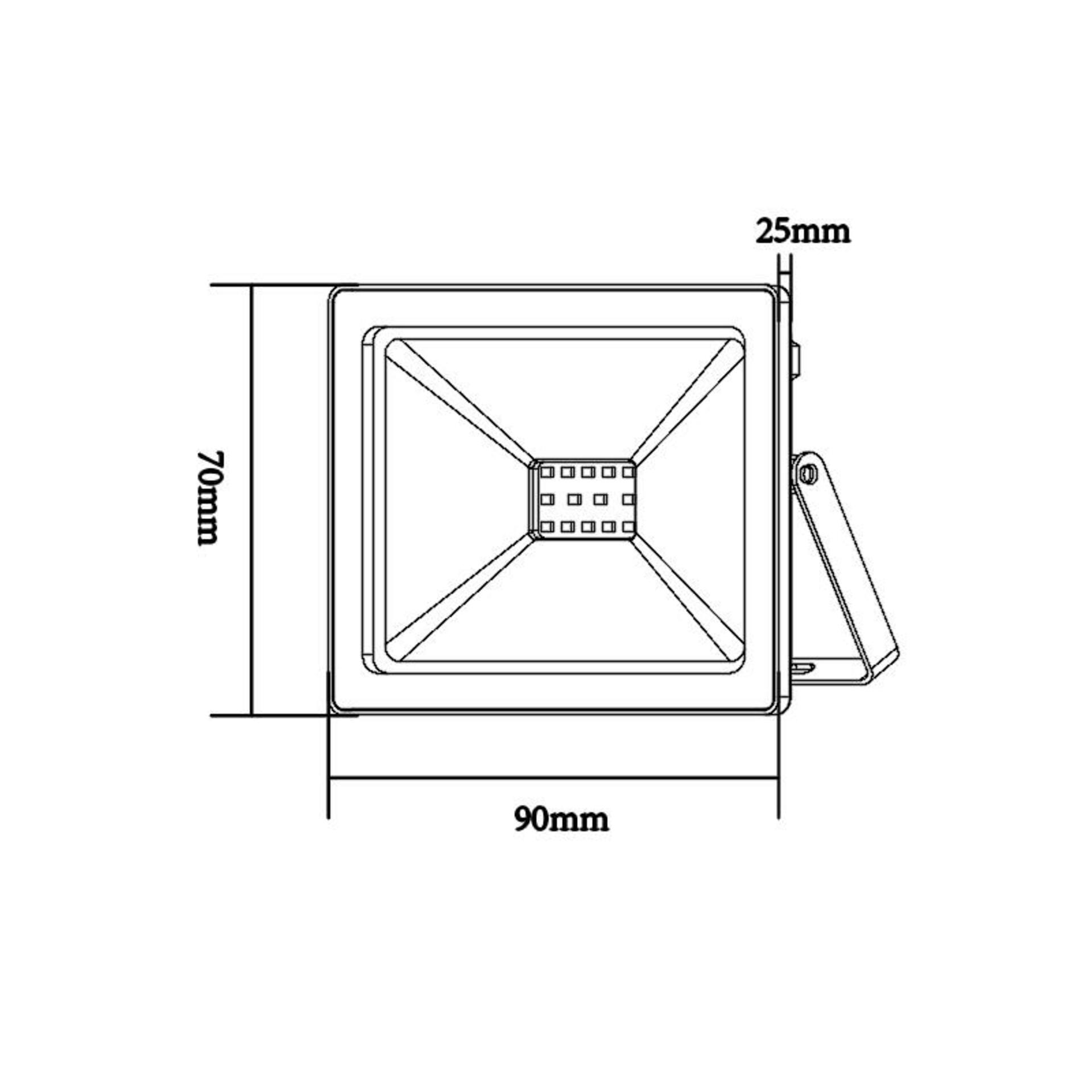 ACA Lighting bílá LED SMD reflektor IP66 10W 4000K 850Lm 230V Ra80 Q1040W