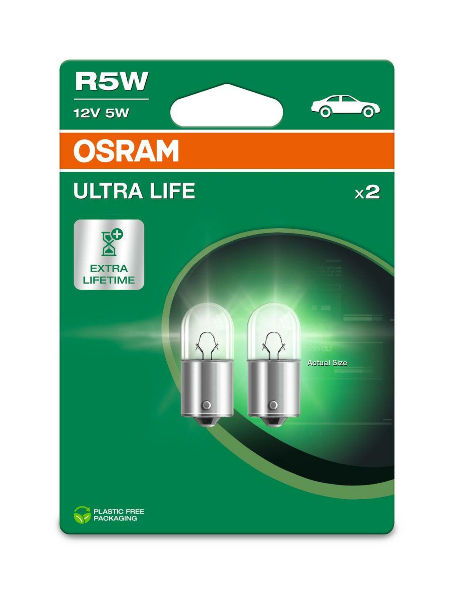 OSRAM R5W 12V 5W BA15s ULTRA LIFE 2ks blistr 5007ULT-2BL