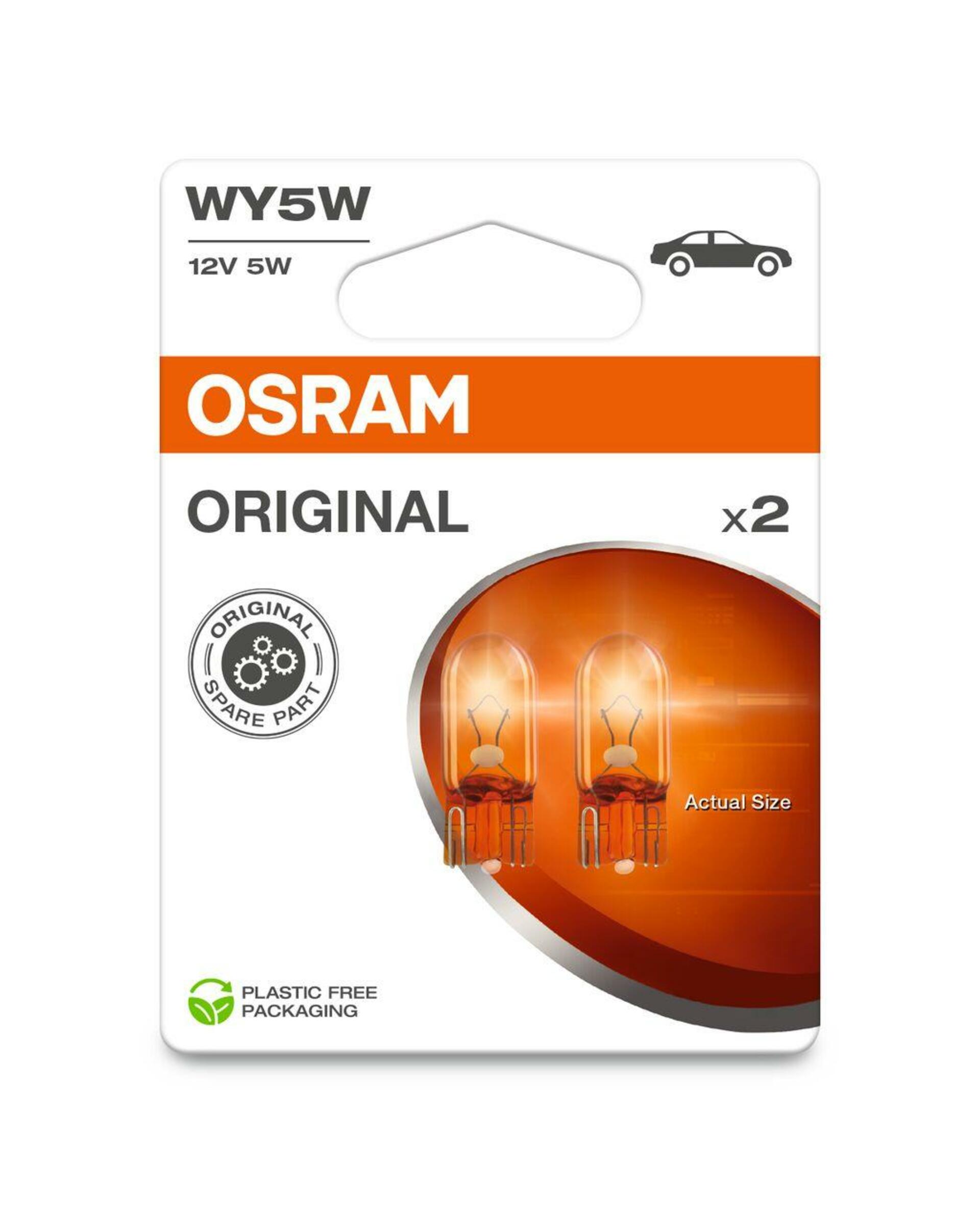 OSRAM WY5W 12V 5W W2.1x9.5d 2ks blistr 2827NA-2BL