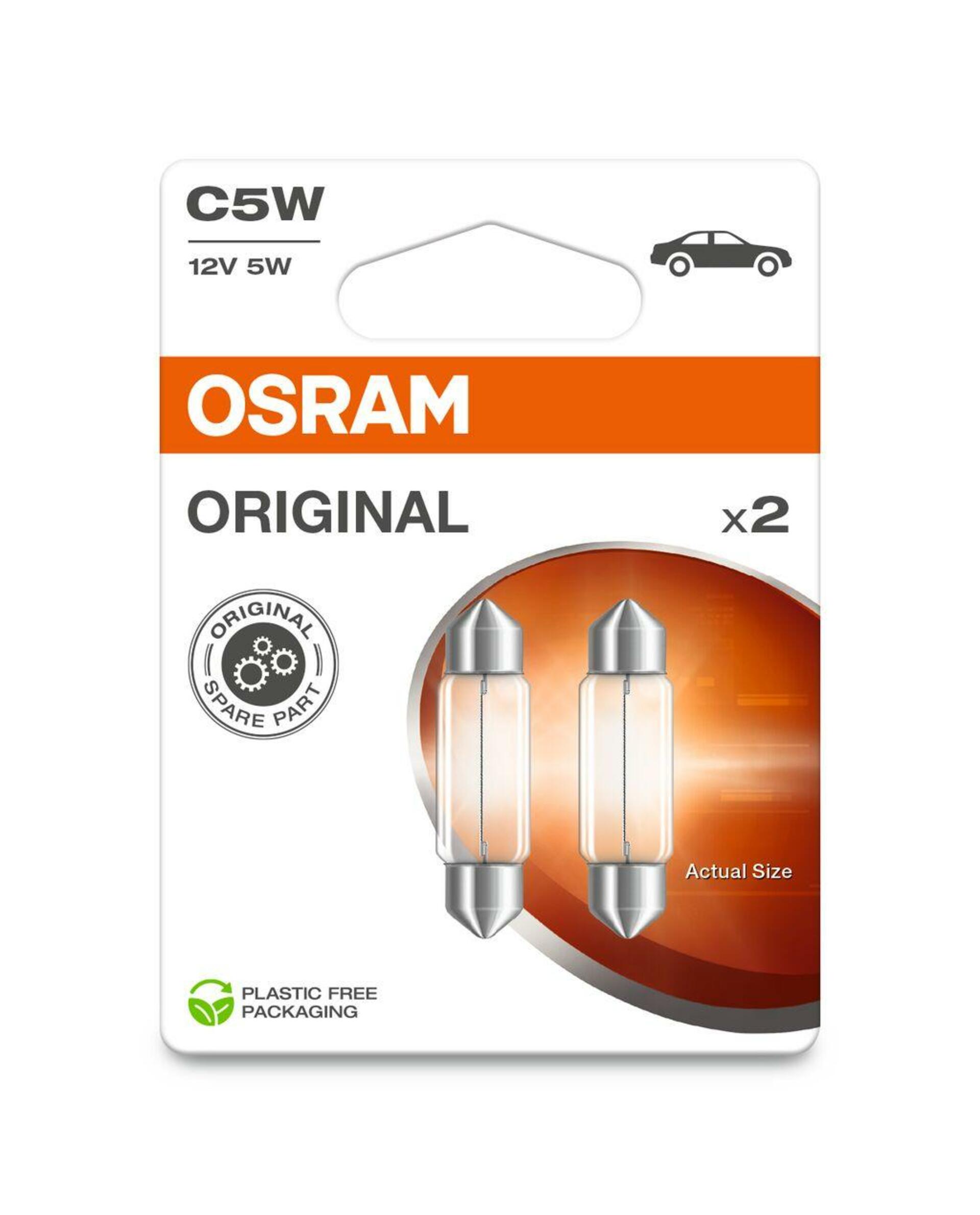 OSRAM C5W 12V 5W SV8,5-8 2ks blistr 6418-2BL