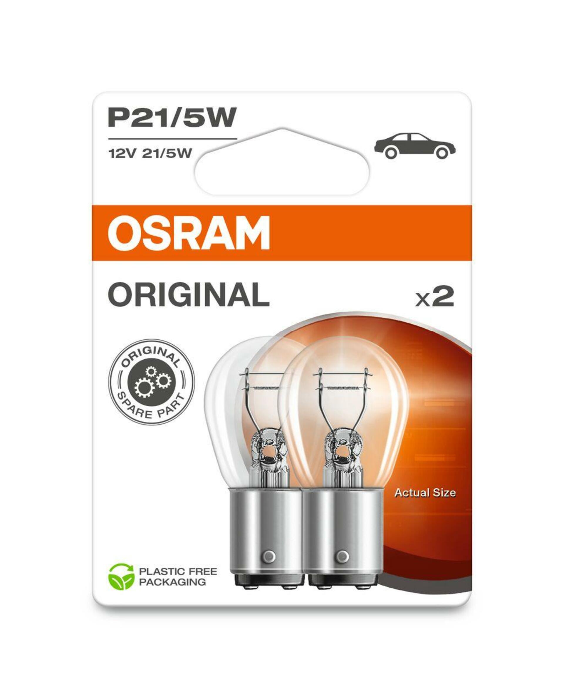 OSRAM P21/5W 12V 21/5W BAY15d blistr 2ks 7528-2BL