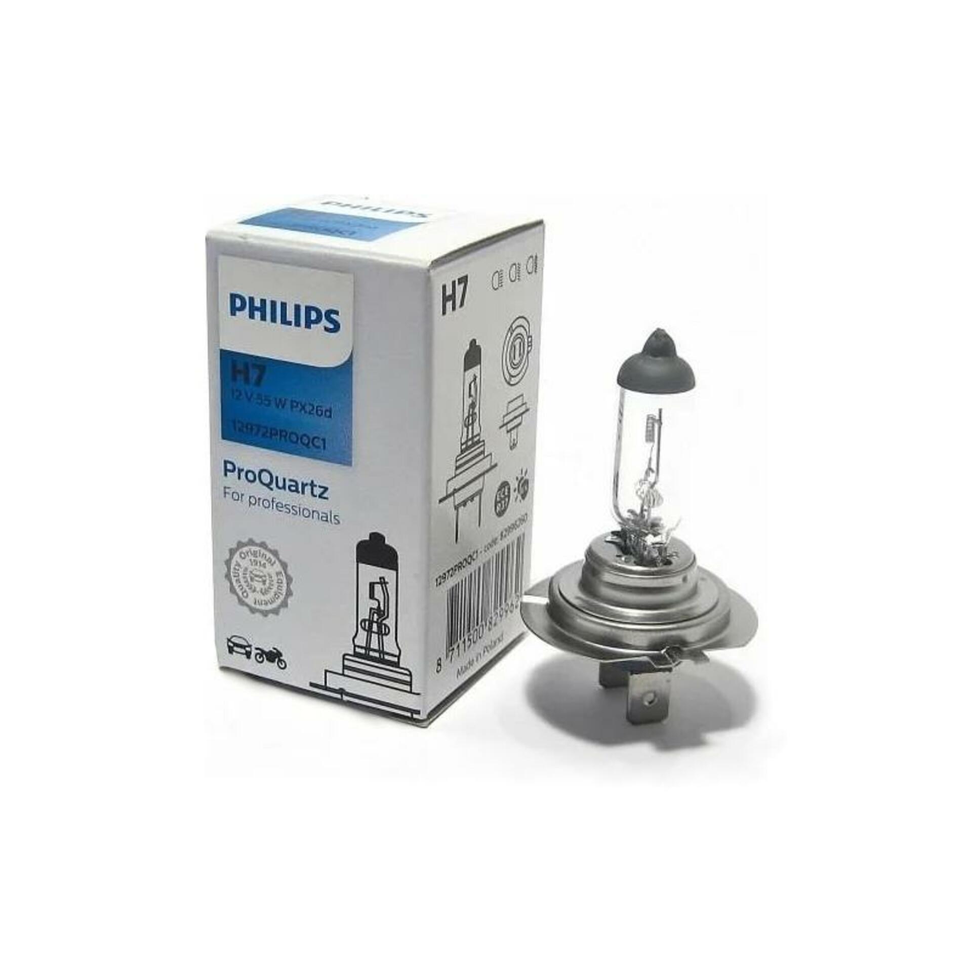 Philips H7 12V 55W PX26d 12972 PRO Quartz 12972PROQC1