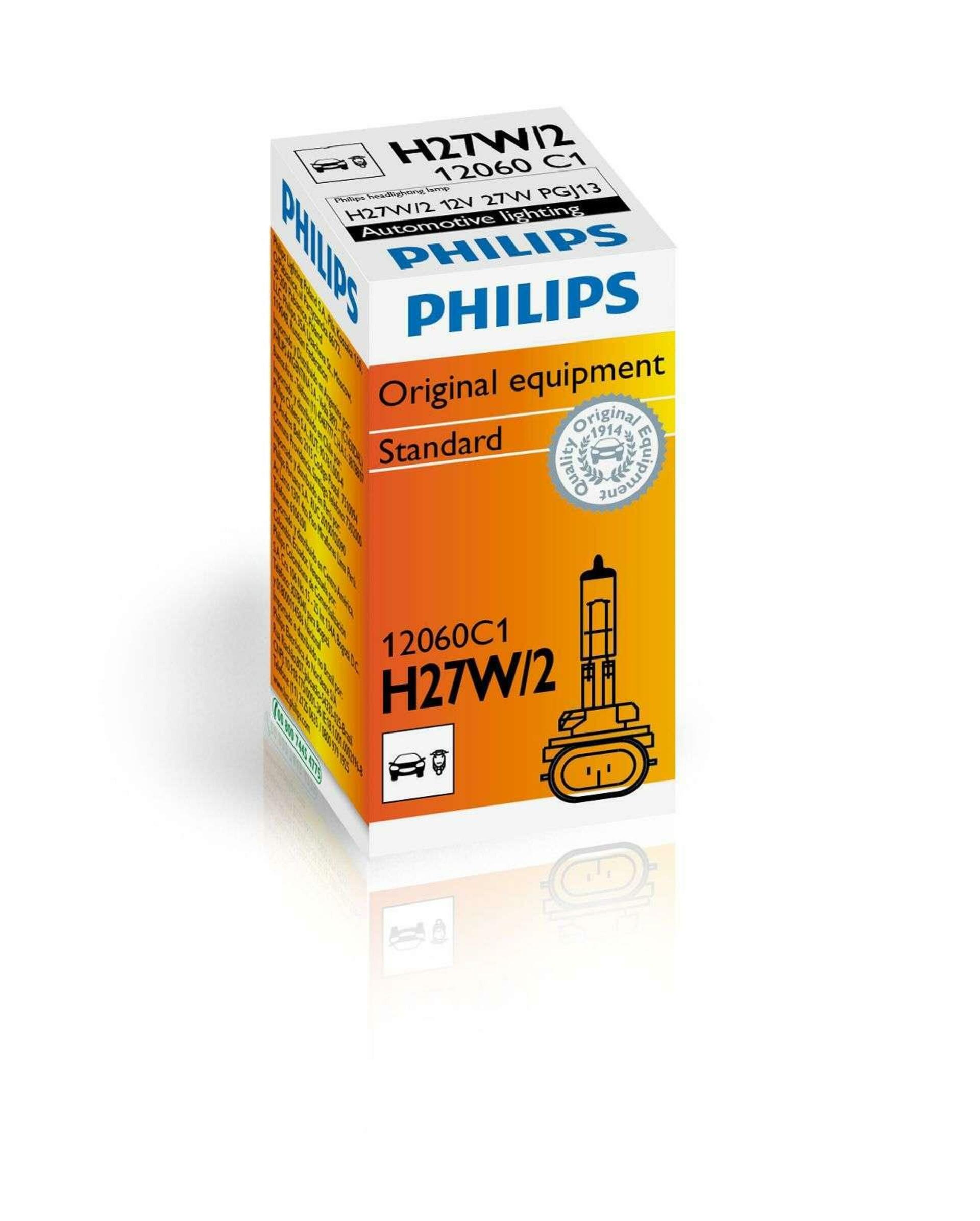 Philips H27W/2 12V 27W PGJ13 1ks 12060C1