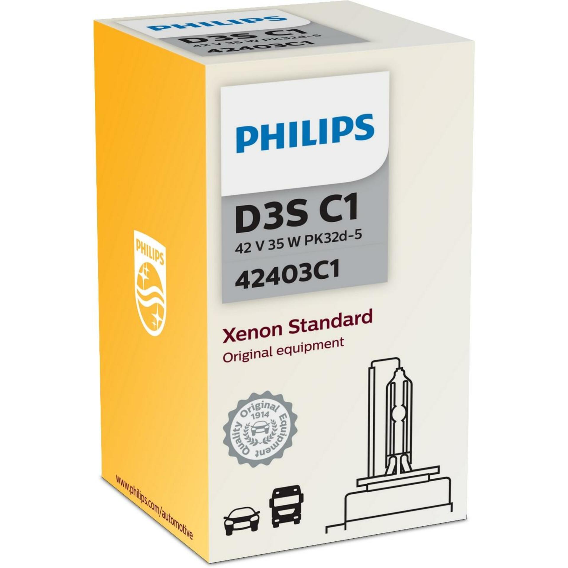 Philips D3S 35W PK32d-5 Standard Xenon 4300K 1ks 42403C1