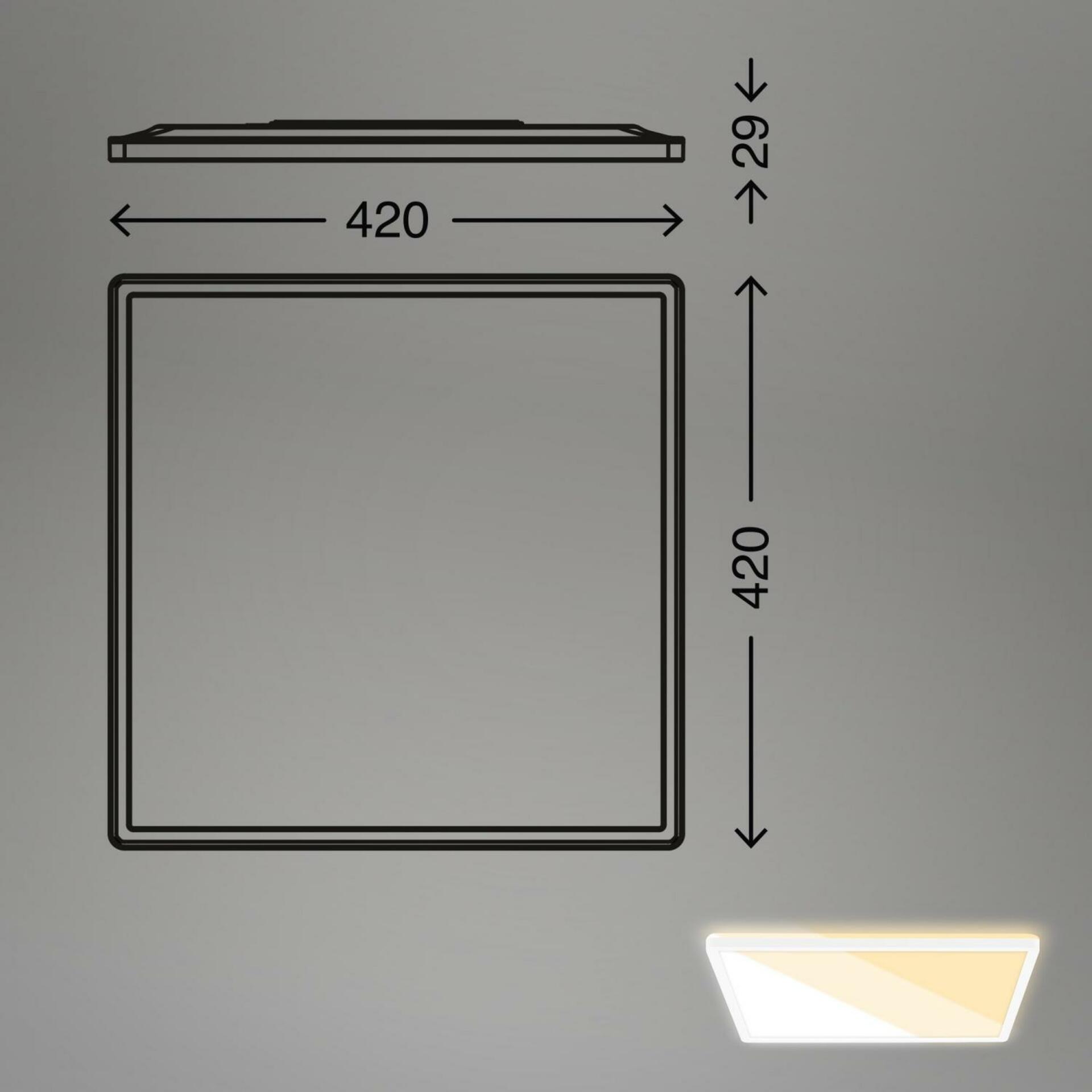 BRILONER CCT panel, 42 cm, LED modul, 22W, 3000lm, bílé BRILO 7558016