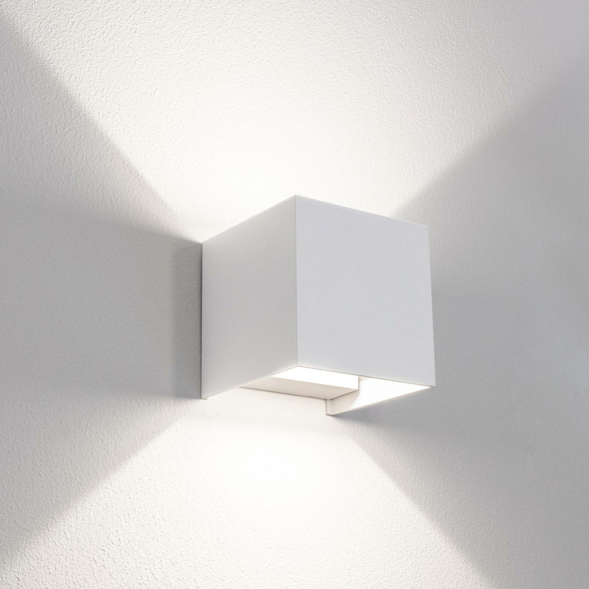 CENTURY Venkovní nástěnné LED svítidlo up/down QUADRATO bílá 20W 3000/4000/6500K IP65