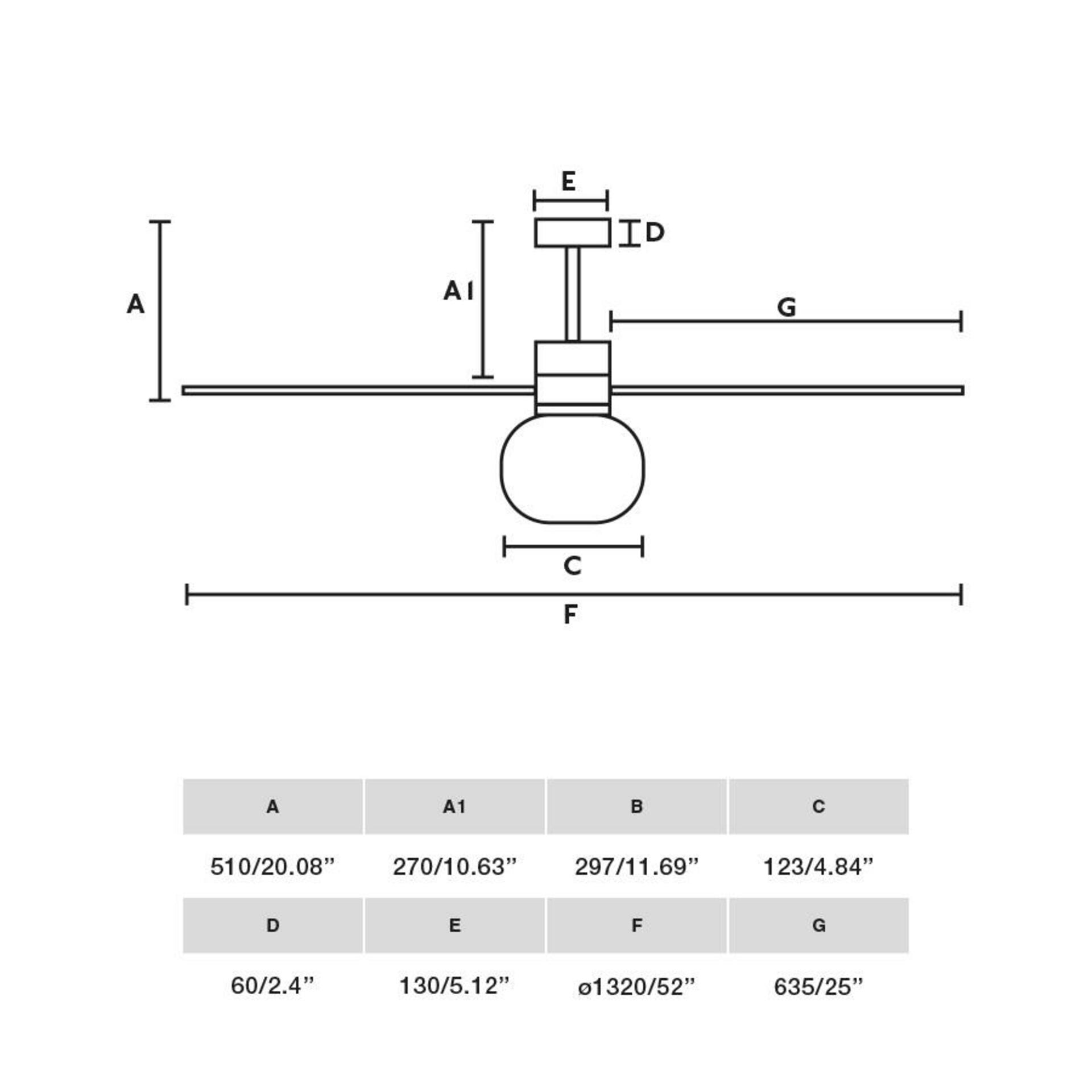 FARO AMELIA L BALL LED stropní ventilátor, bílá SMART