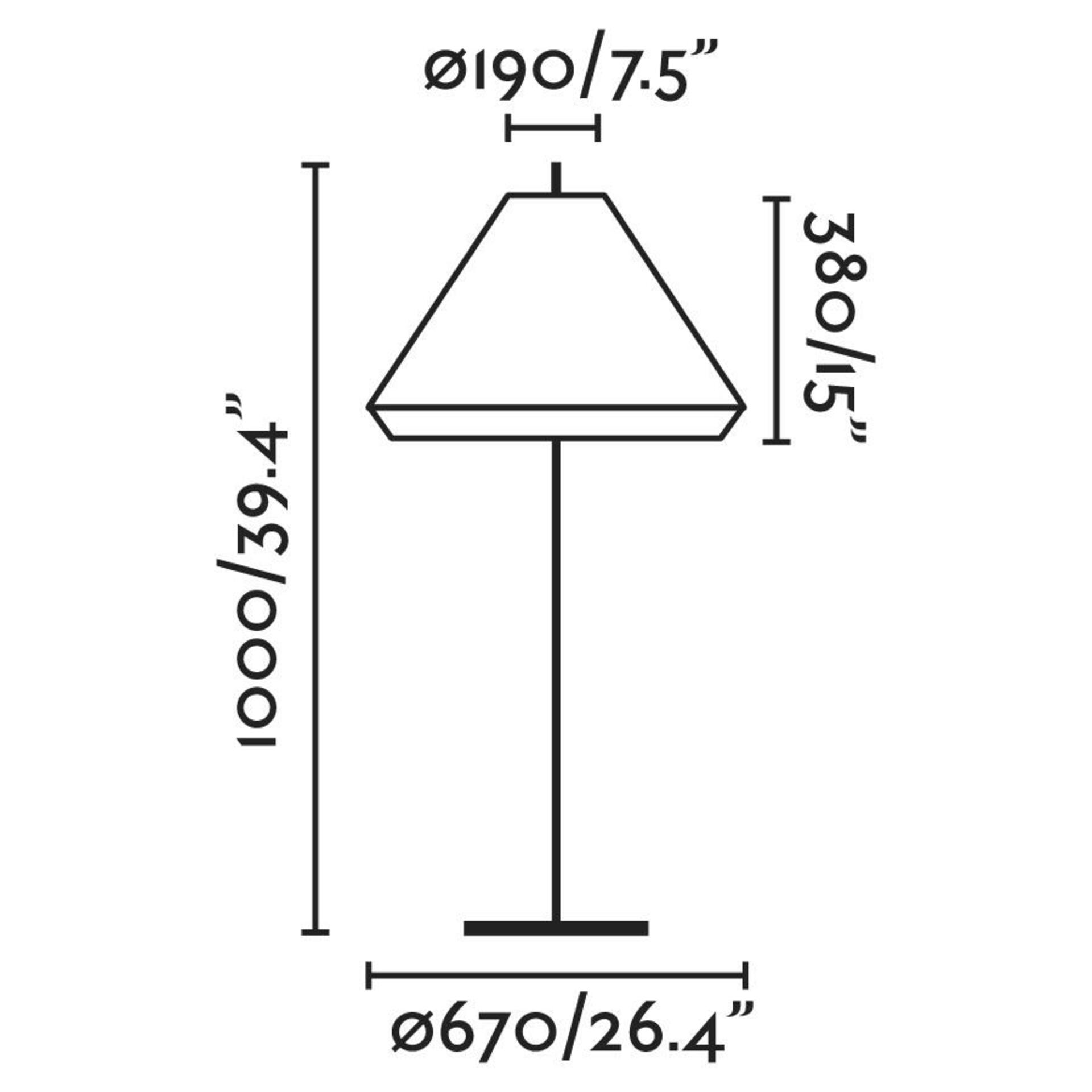 FARO SAIGON šedá/hnědá stojací lampa 1M T70