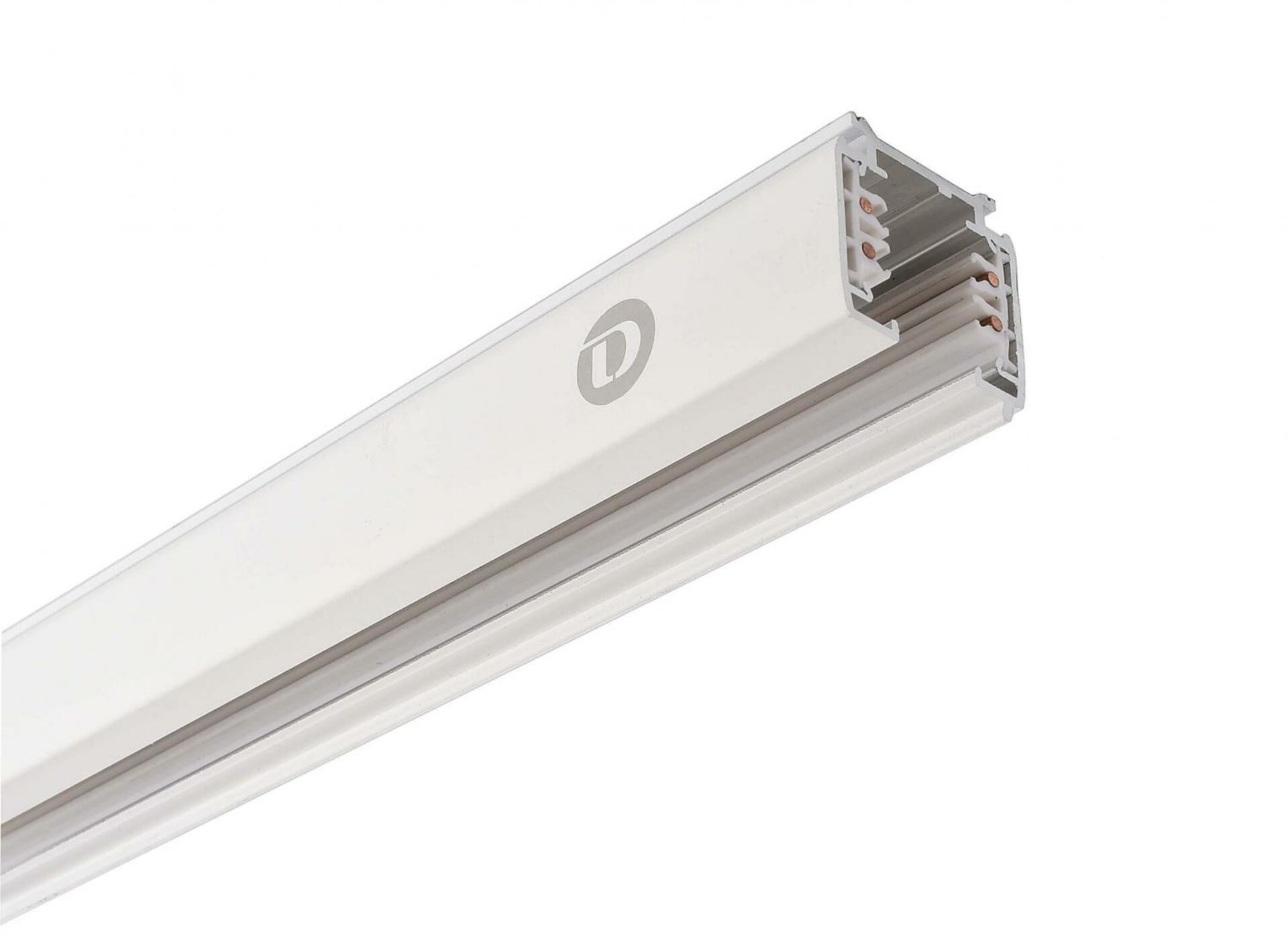 Light Impressions Deko-Light kolejnicový systém 3-fázový 230V D Line vestavná lišta 1m 220-240V AC/50-60Hz bílá RAL 9016 1000  710000