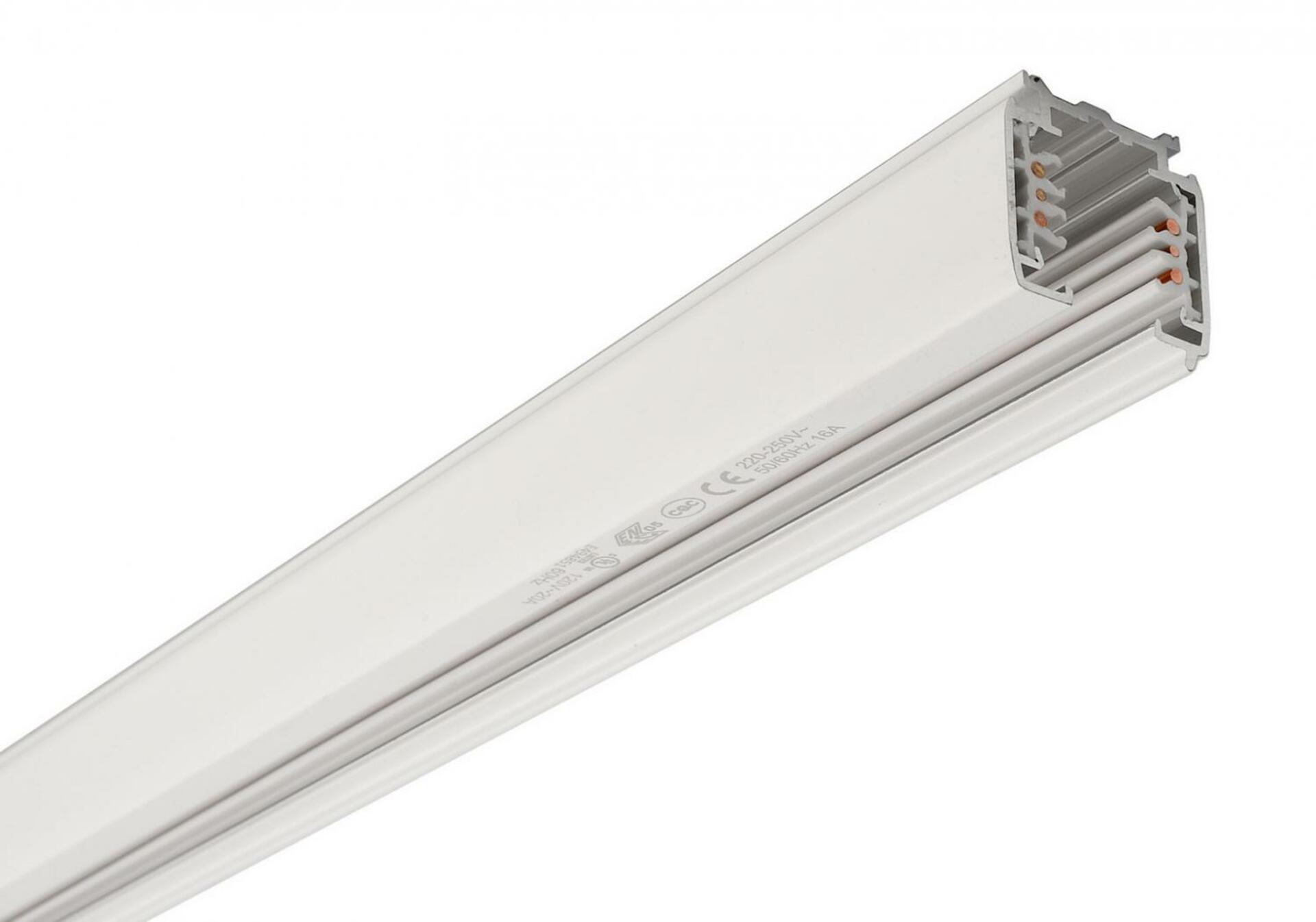 Light Impressions Deko-Light 3-fázový kolejnicový systém - D Line DALI přisazená kolejnice 3m, bílá 710504
