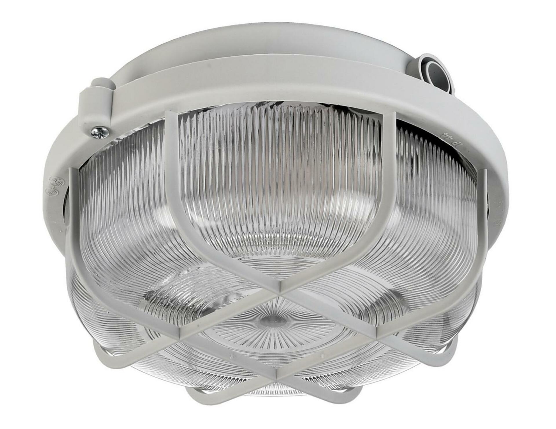 Light Impressions Deko-Light stropní a nástěnné přisazené svítidlo - Syrma kulaté, 1x max. 100 W E27, šedá 731164