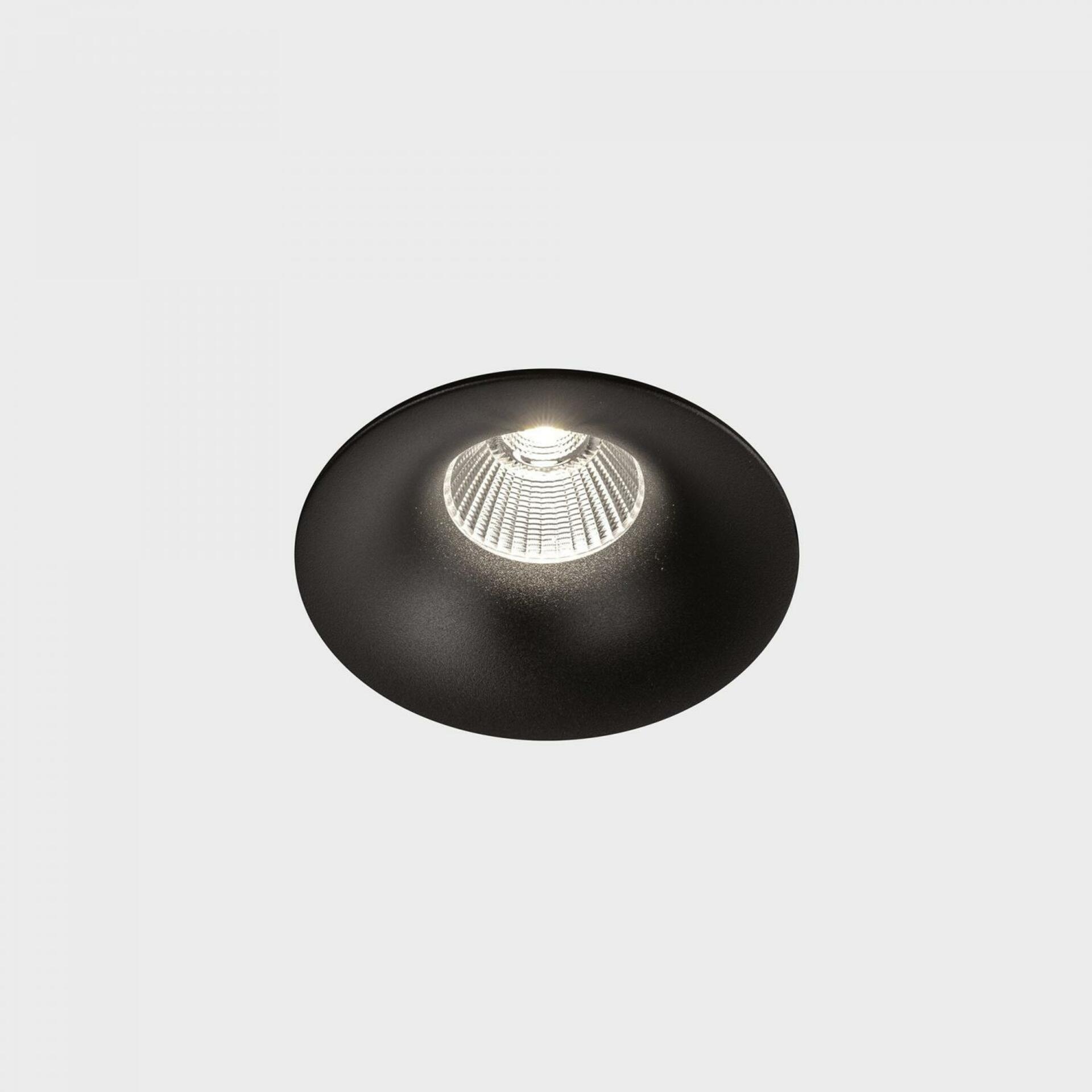 KOHL LIGHTING KOHL-Lighting LUXO zapuštěné svítidlo s rámečkem pr.85 mm černá 38° 8W CRI 80 2700K Dali