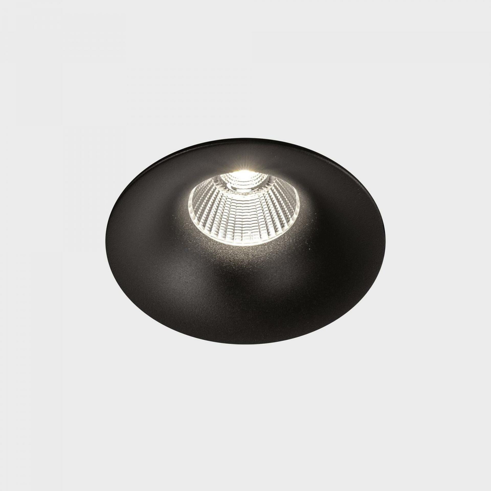 KOHL LIGHTING KOHL-Lighting LUXO zapuštěné svítidlo s rámečkem pr.120 mm černá 38° 20W CRI 80 3000K 1.10V