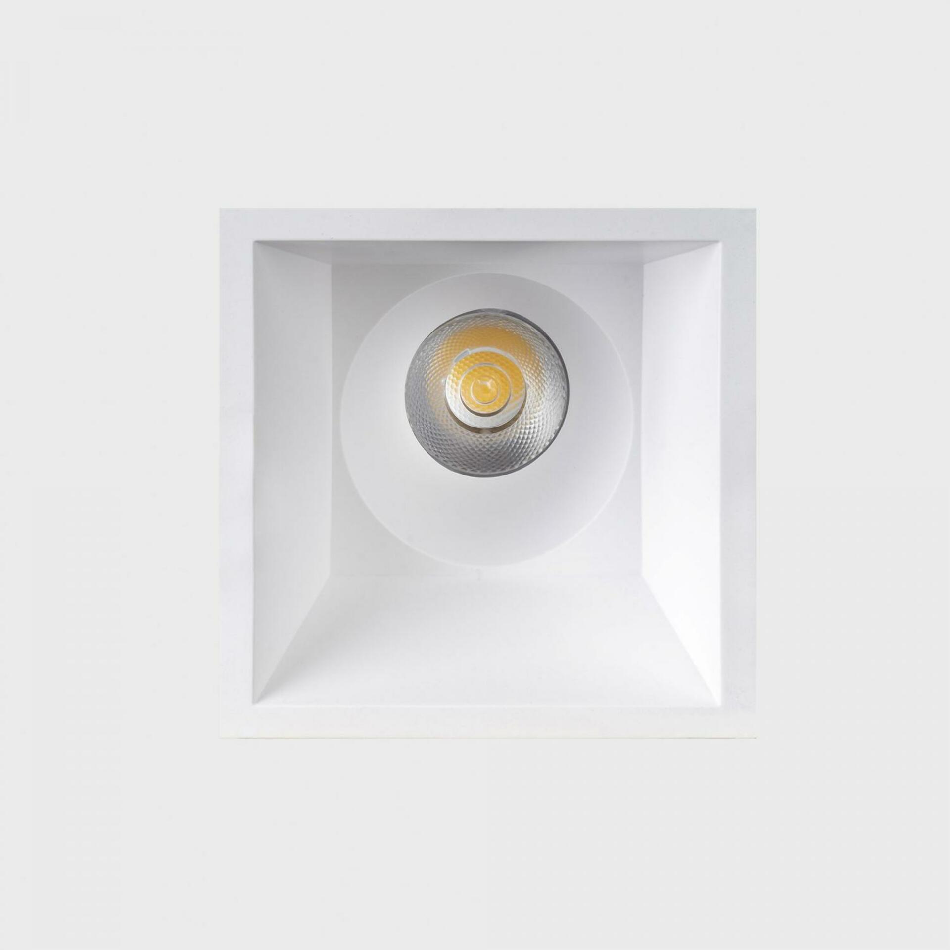 KOHL LIGHTING KOHL-Lighting NOON SQ ASYMETRIC zapuštěné svítidlo s rámečkem 93x93 mm bílá 38° 5 W  CRI 80 3000K DALI