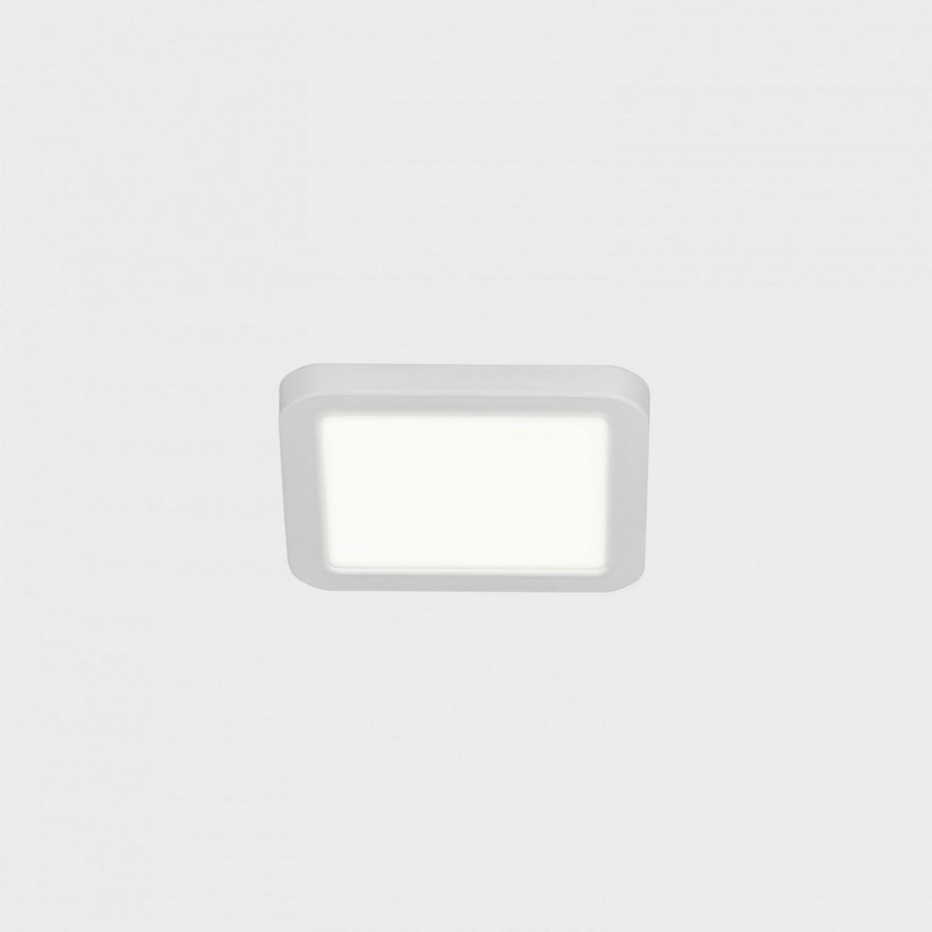 KOHL LIGHTING KOHL-Lighting DISC SLIM SQ zapuštěné svítidlo s rámečkem 90x90 mm bílá 6 W CRI 80 4000K PUSH