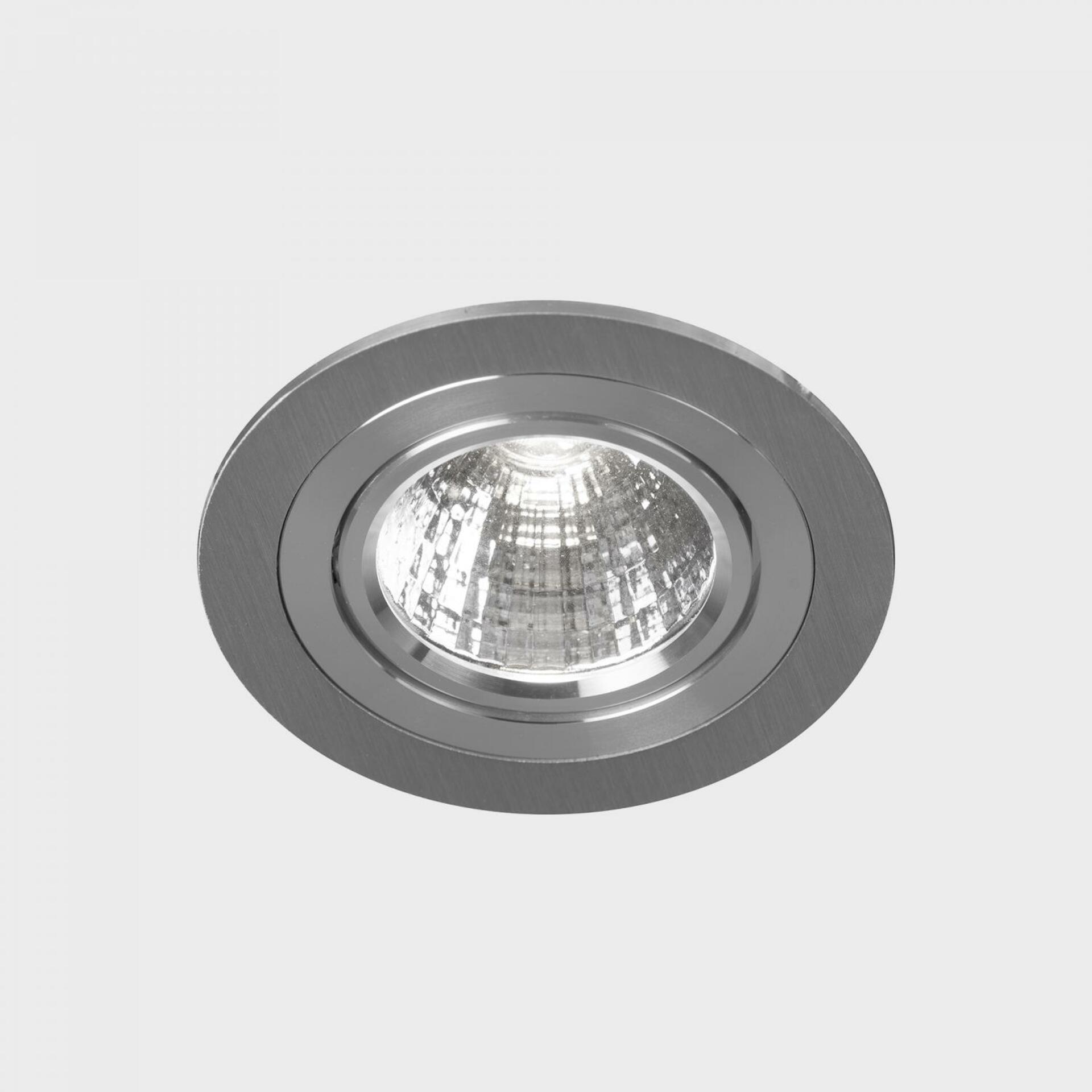 KOHL LIGHTING KOHL-Lighting REBECCA zapuštěné svítidlo s rámečkem pr. 93 mm hliník 35° 10 W CRI 90 4000K PUSH